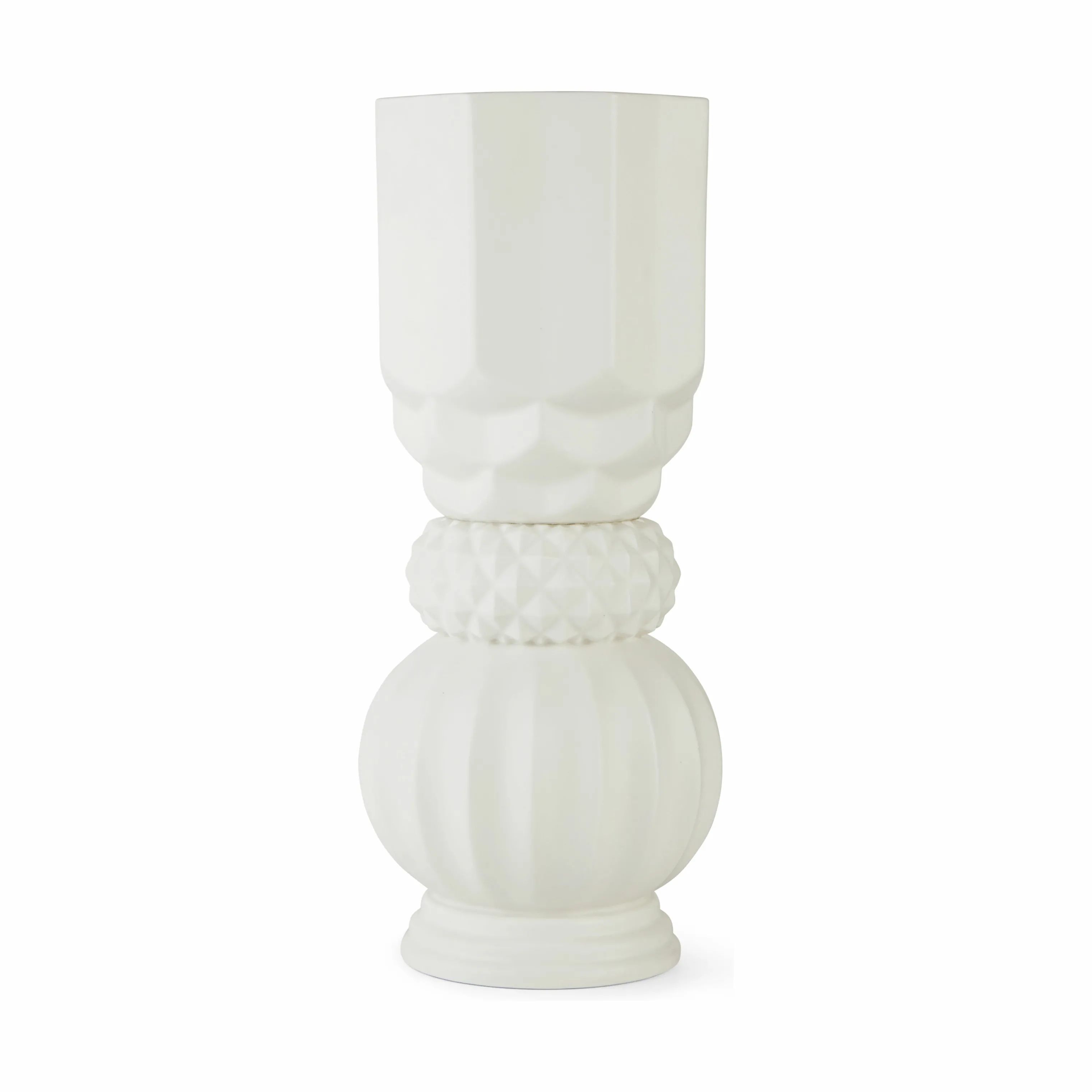 Dottir Vaser Samsurium Towerbell Vase i mat hvid, 1