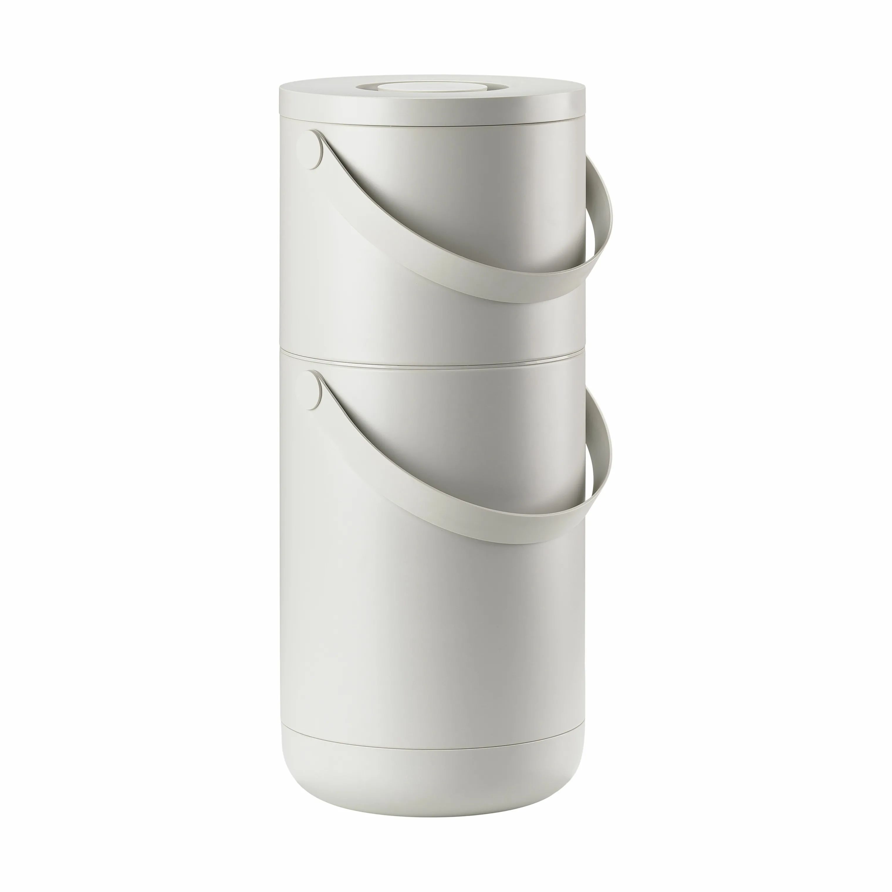 Zone Spande uden pedal Circular Affaldsspand i Warm grey, 1