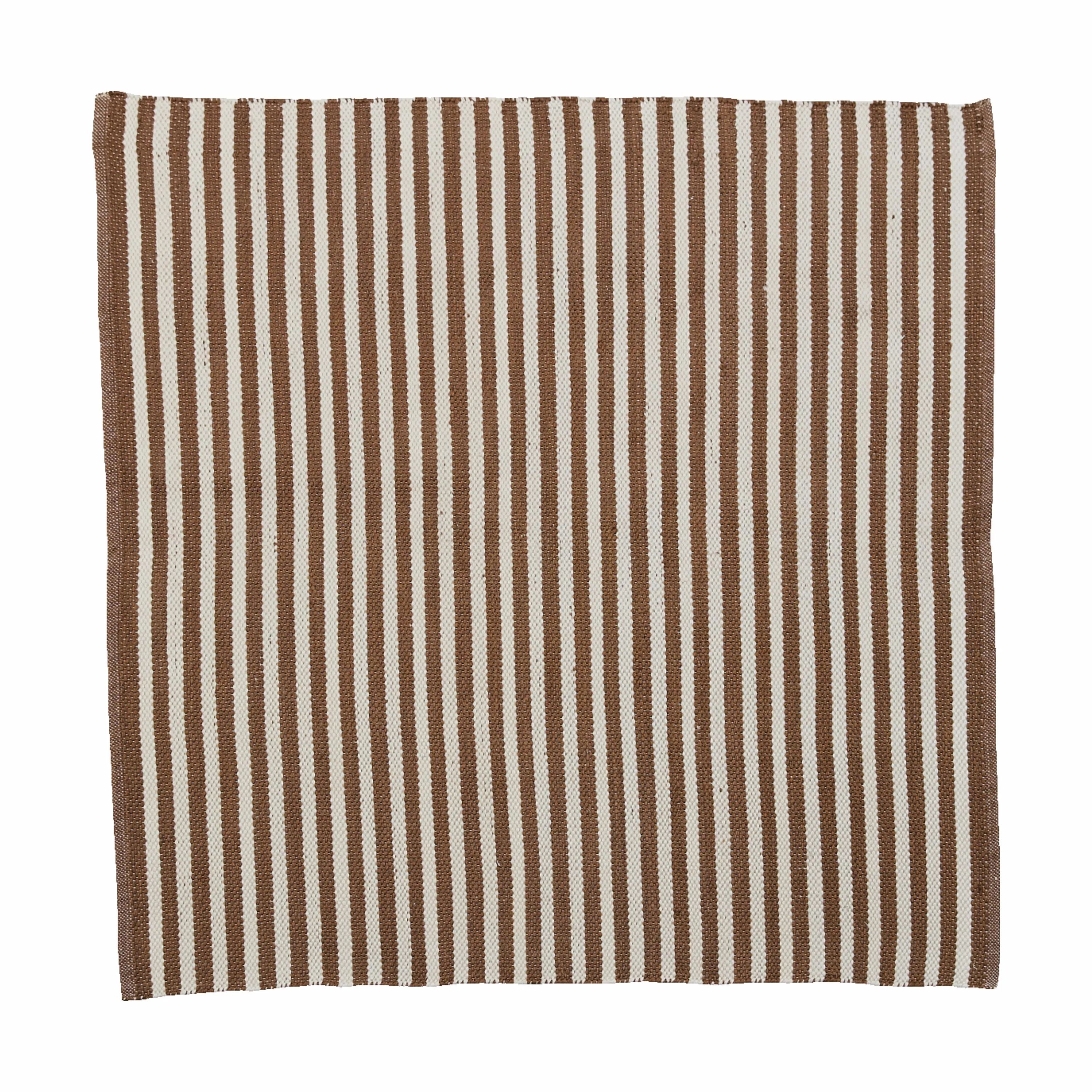 Lene Bjerre Gulvtæpper Strivie Gulvæppe i Tigers Eye/hvid, B150 x L150 cm, 2
