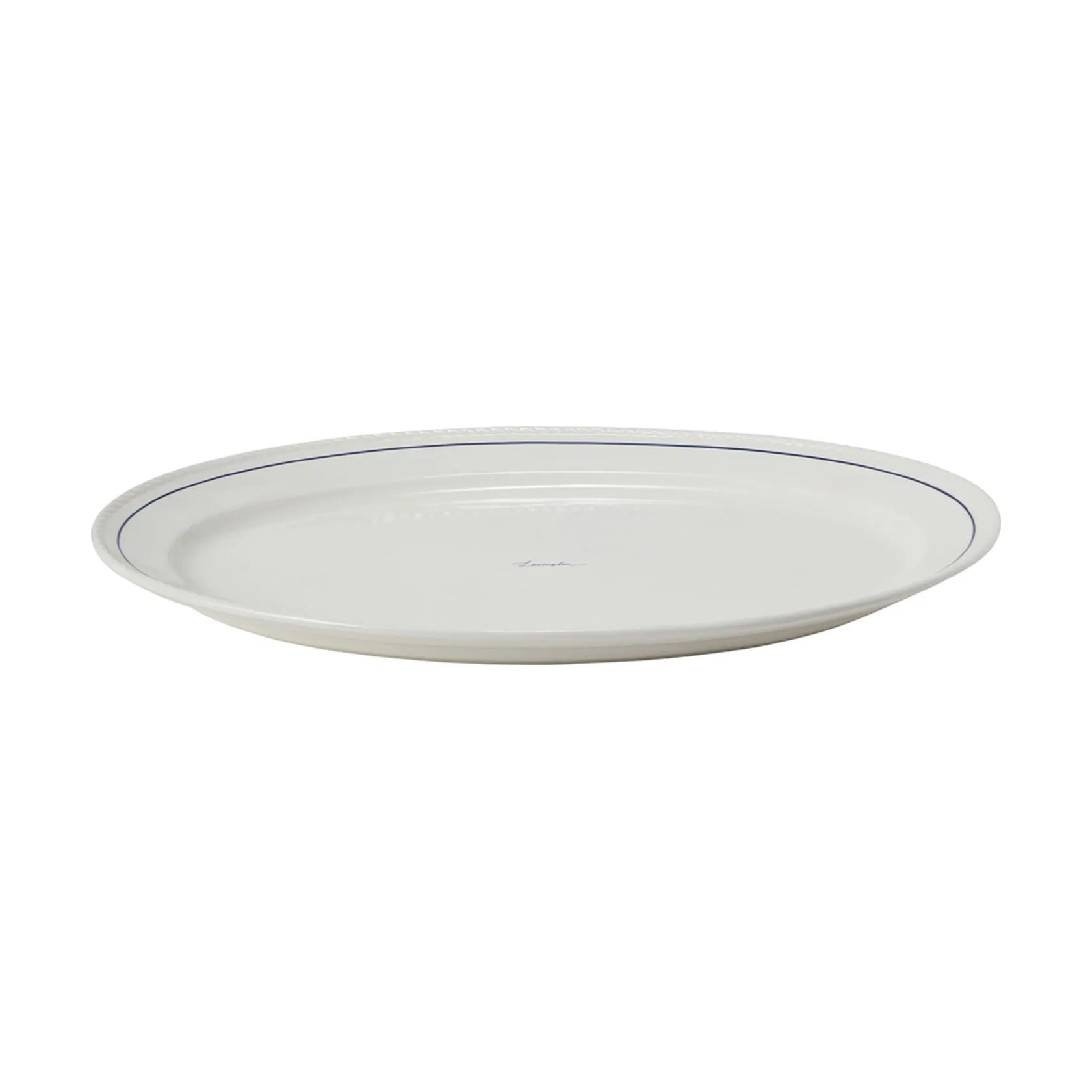 Lexington Serveringsfade Fad i White/Dark Blue, 2