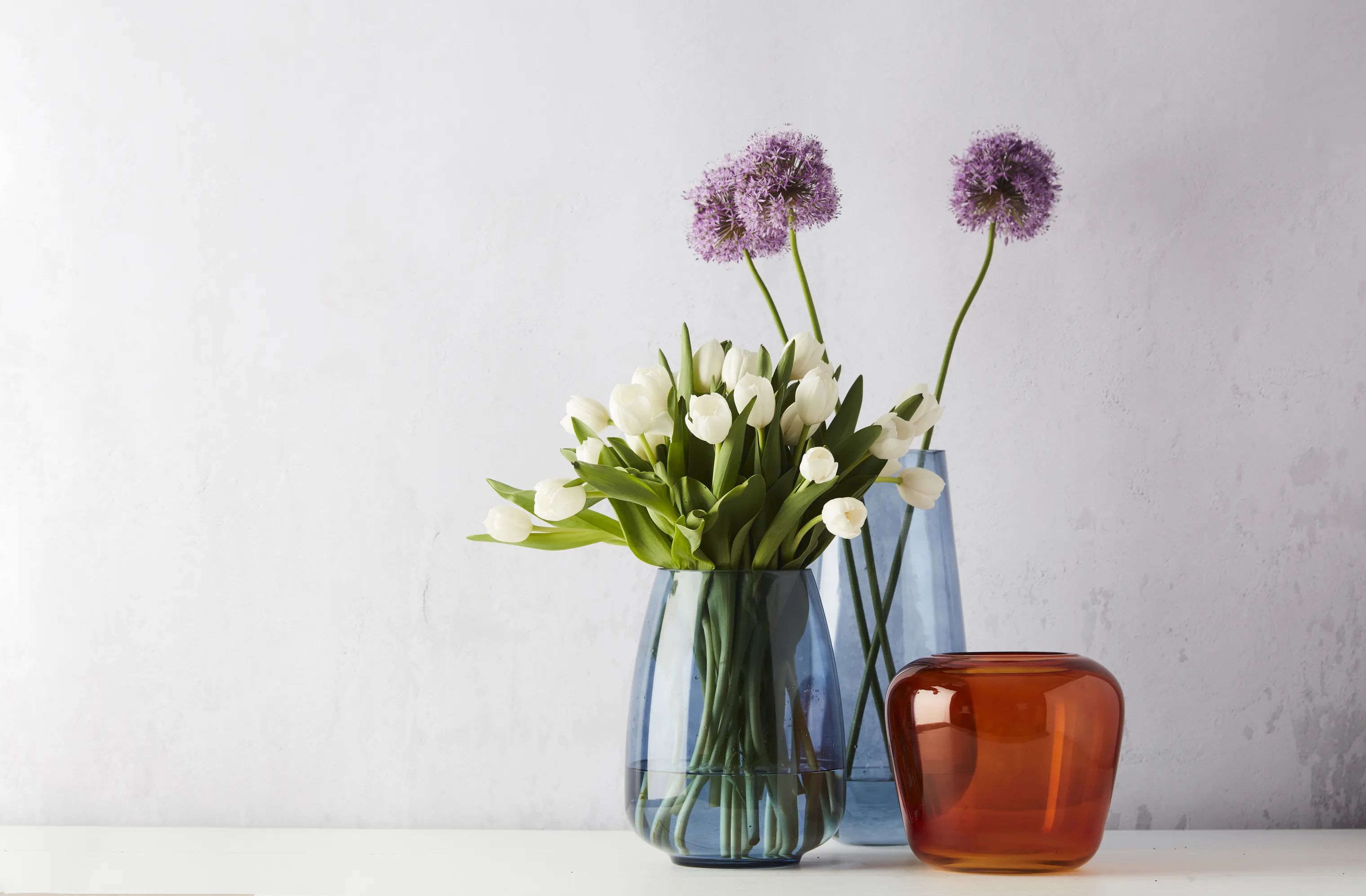 Point Virgule Vaser Vase i Blue, 35 cm, 2