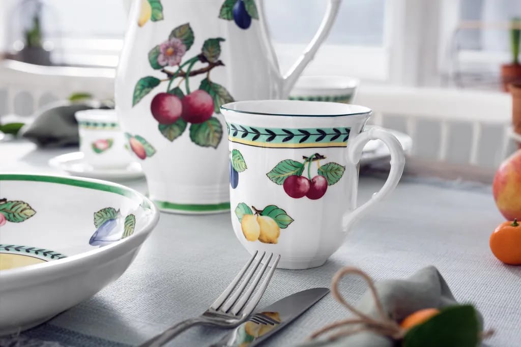 Villeroy & Boch Krus og kopper med hank French Garden Fleurence Jumbo Krus i Hvid, 3