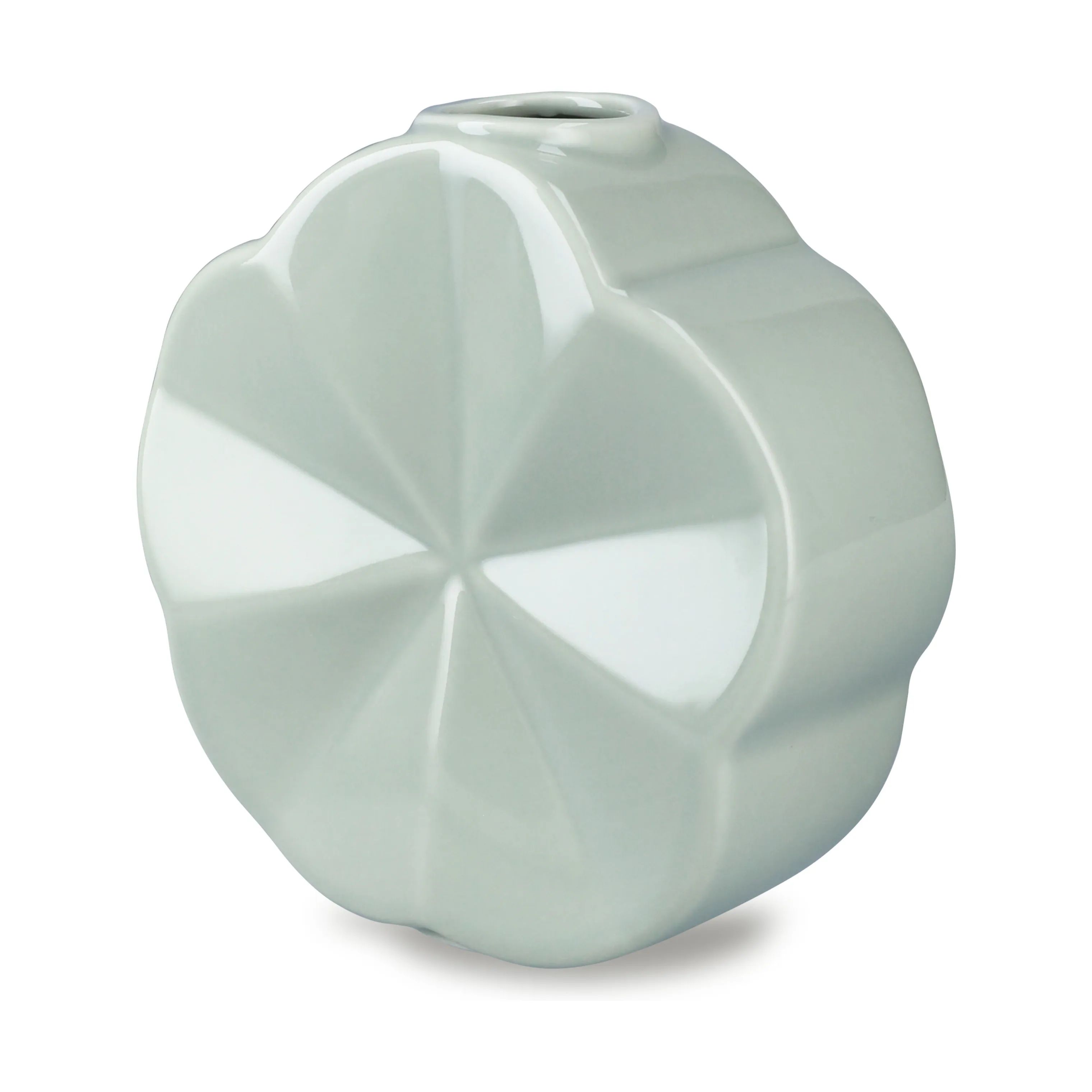 Lyngby Porcelæn Vaser Flower Vase - Snerle i Grøn, 4