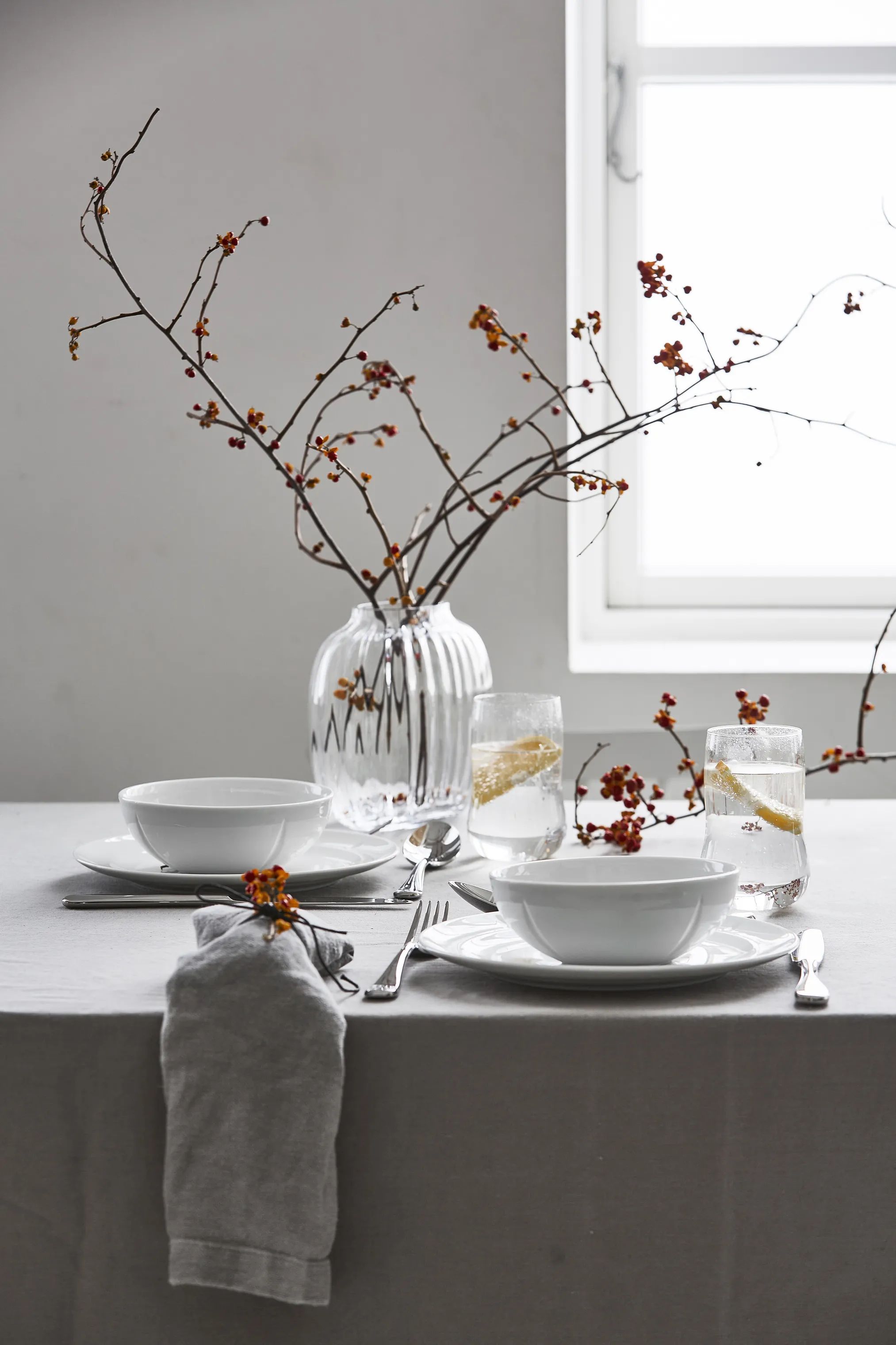 Rosendahl Middagstallerkener Grand Cru Soft Middagstallerken i Hvid, 27 cm, 4