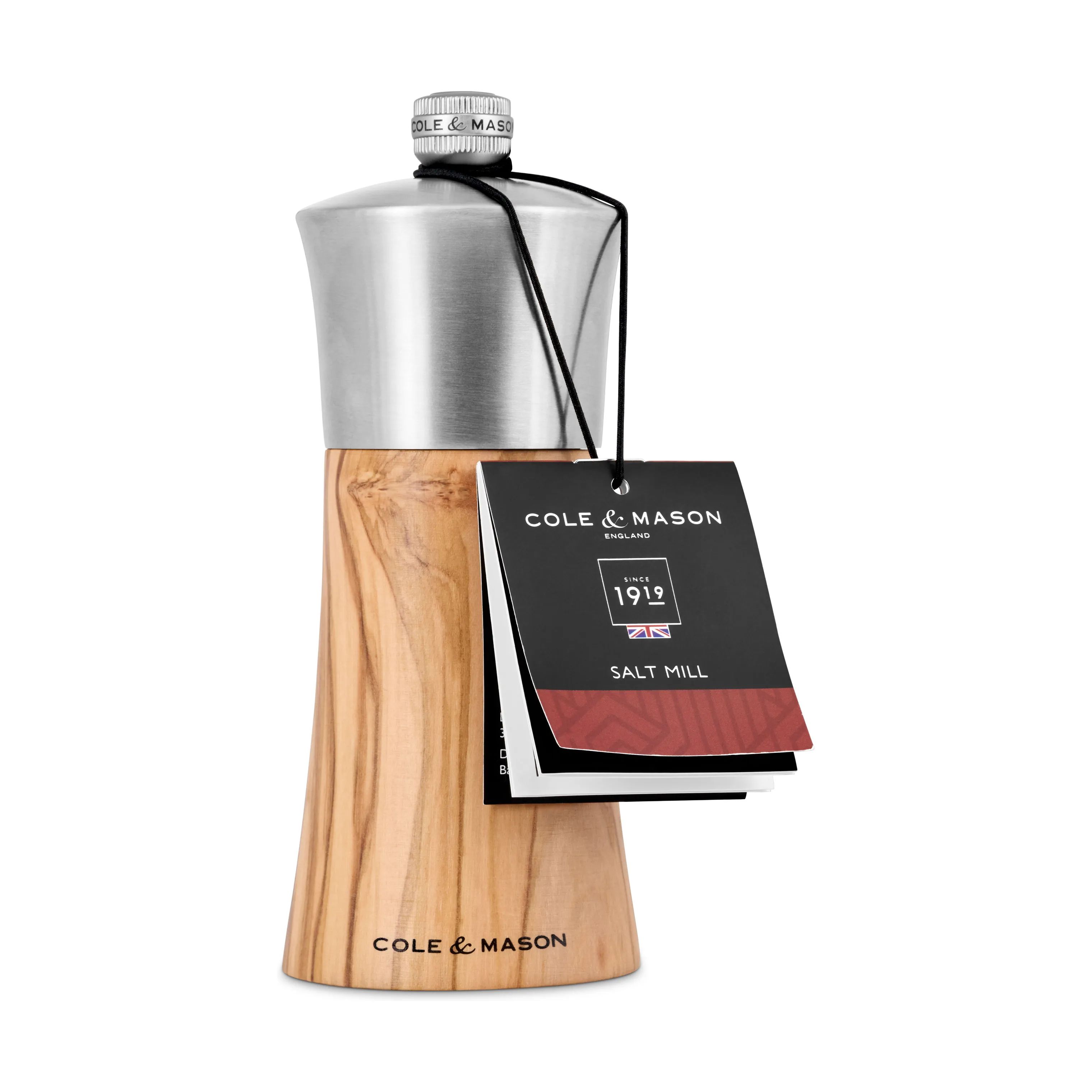 Cole&Mason Saltkværne Bromley Saltkværn i Olive Wood, 9