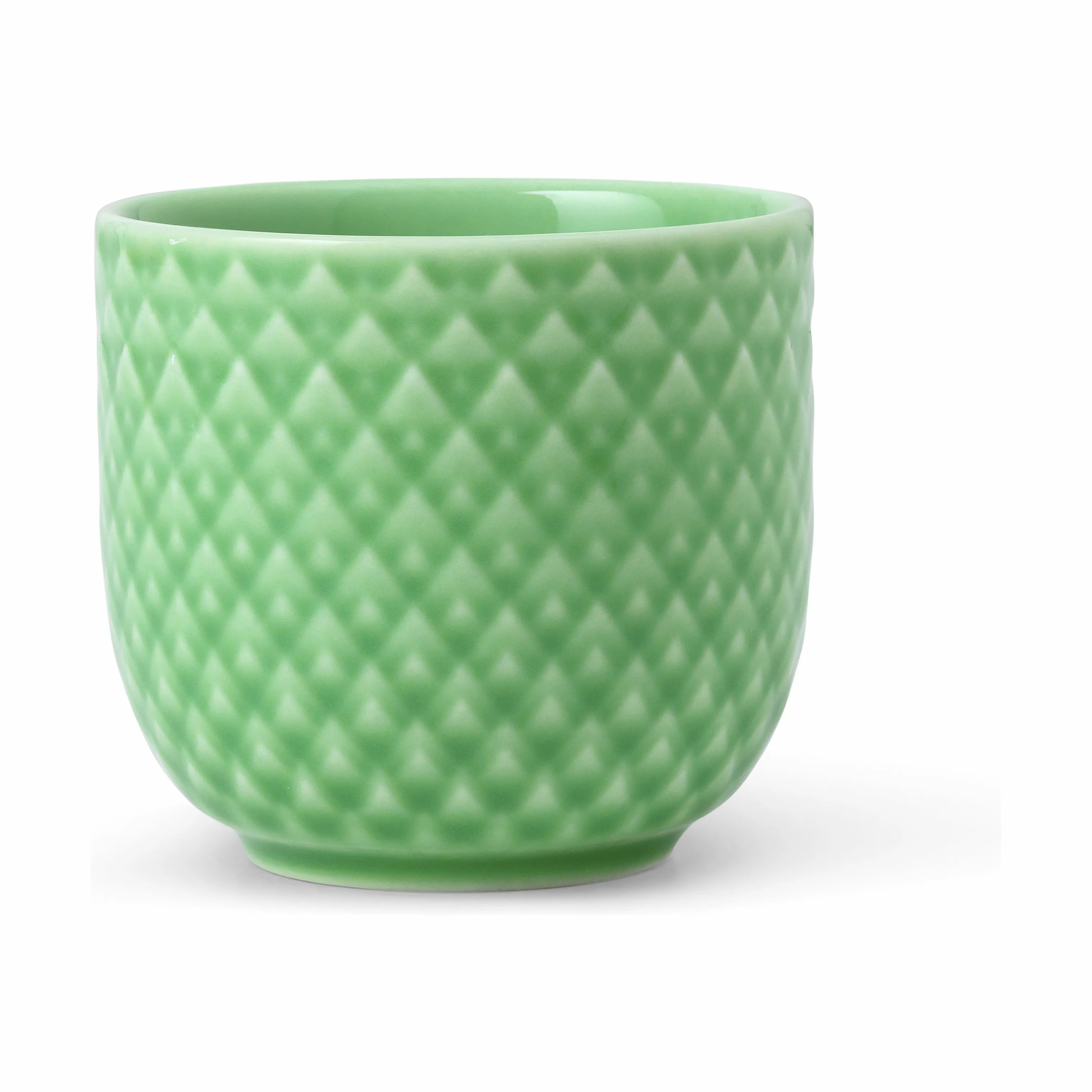 Lyngby Porcelæn Æggebægere Rhombe Color Æggebæger i Grøn, 1