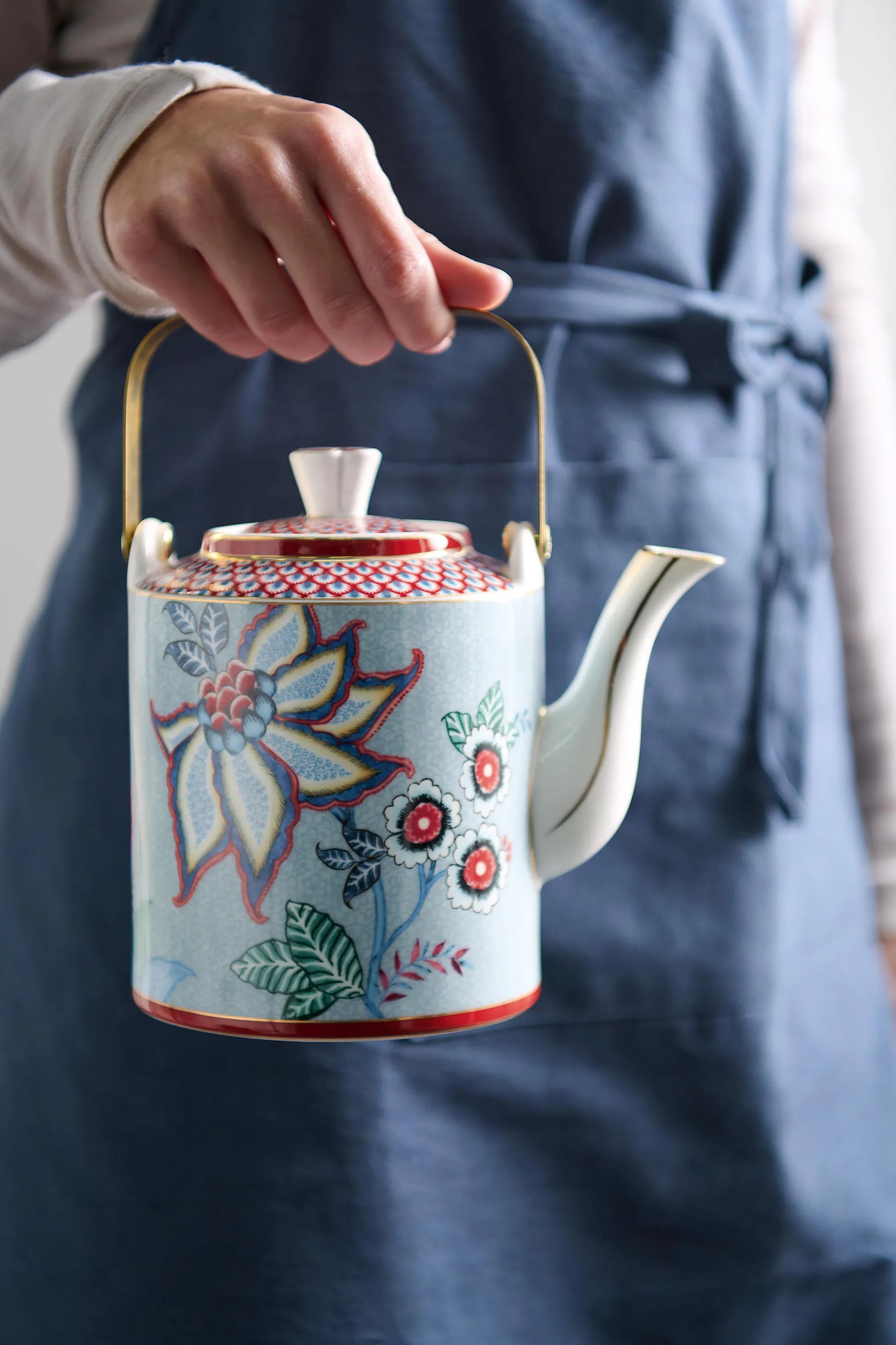 PIP Studio Tekander Flower Festival Tekande i Blue, 3