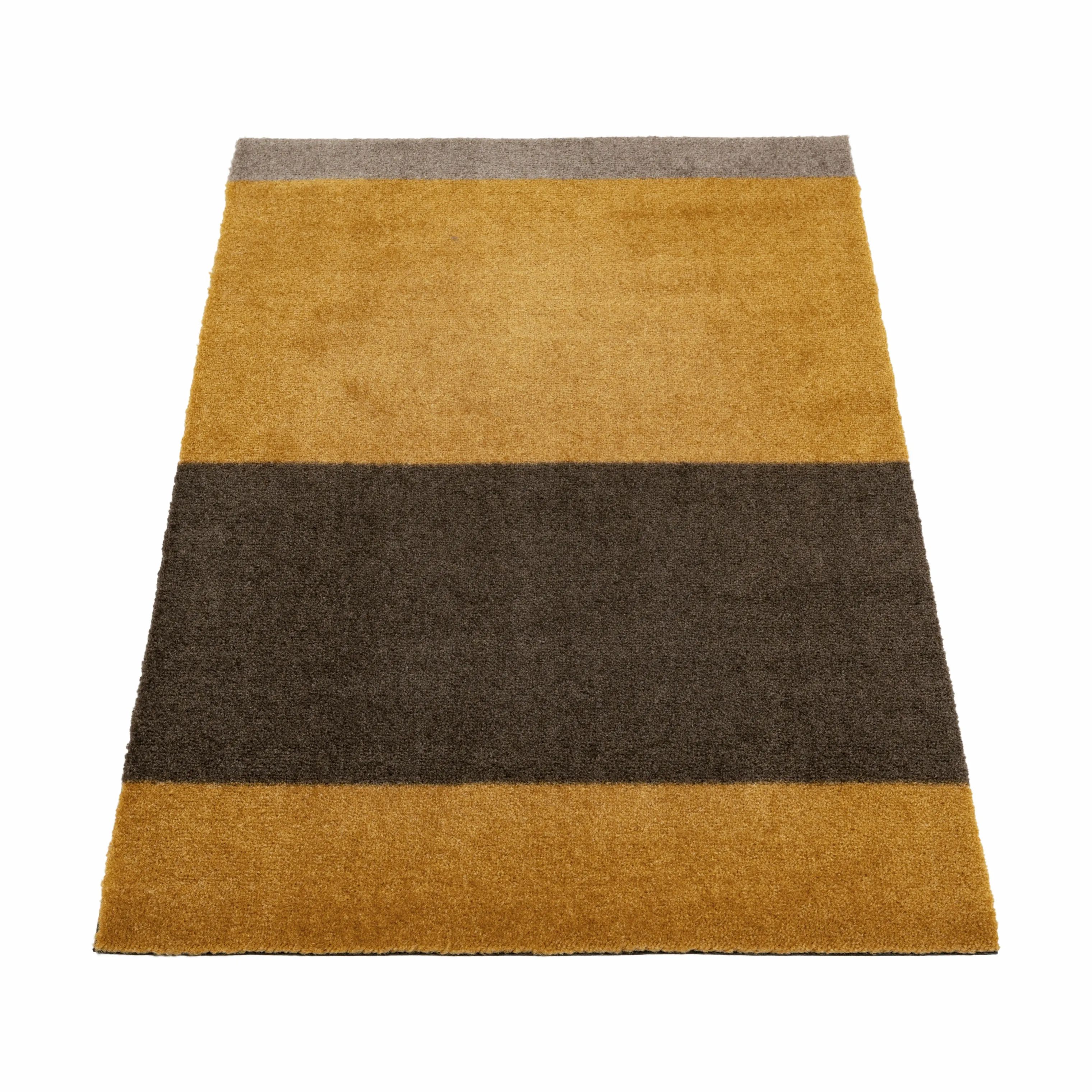Tica Copenhagen Dørmåtter Stripes Horisontal Gulvmåtte i dijon/sand/brun, B60 x L90 cm, 5