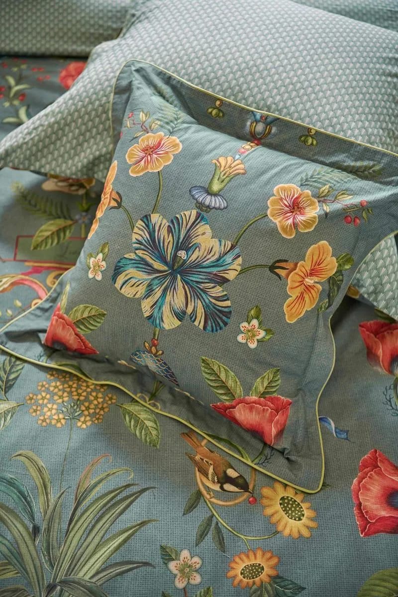 PIP Studio Sengetøj Botanico Sengetøj i Blue , B140 x L220 cm, 6