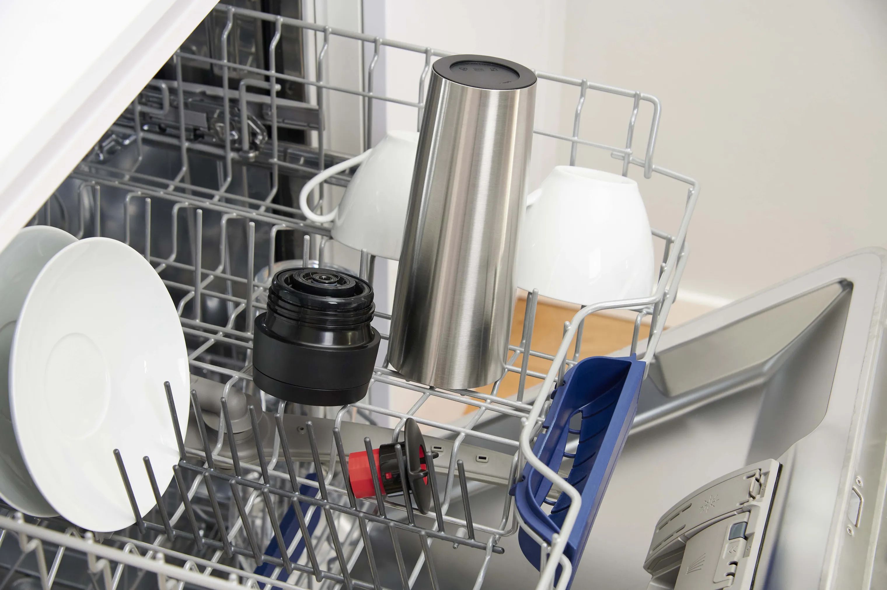 Emsa To go kopper To Go To-Go Classic Rejsekrus i Brushed stainless steel;Black, 0.5 L, 5