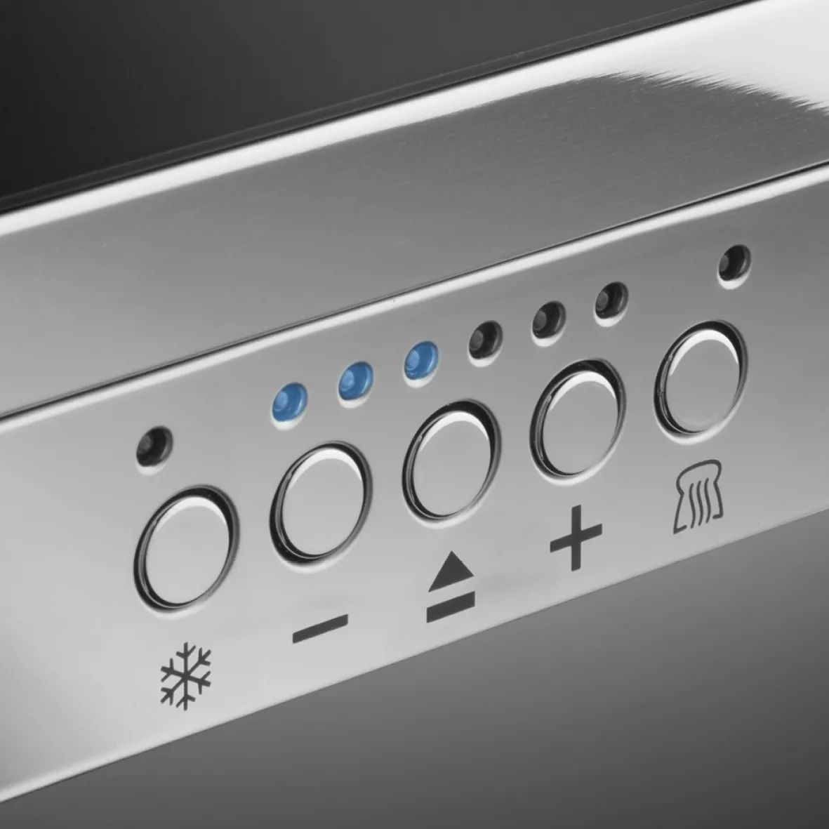 Russell Hobbs Brødristere Elegance Glass Brødrister i Stål/Sort, 5