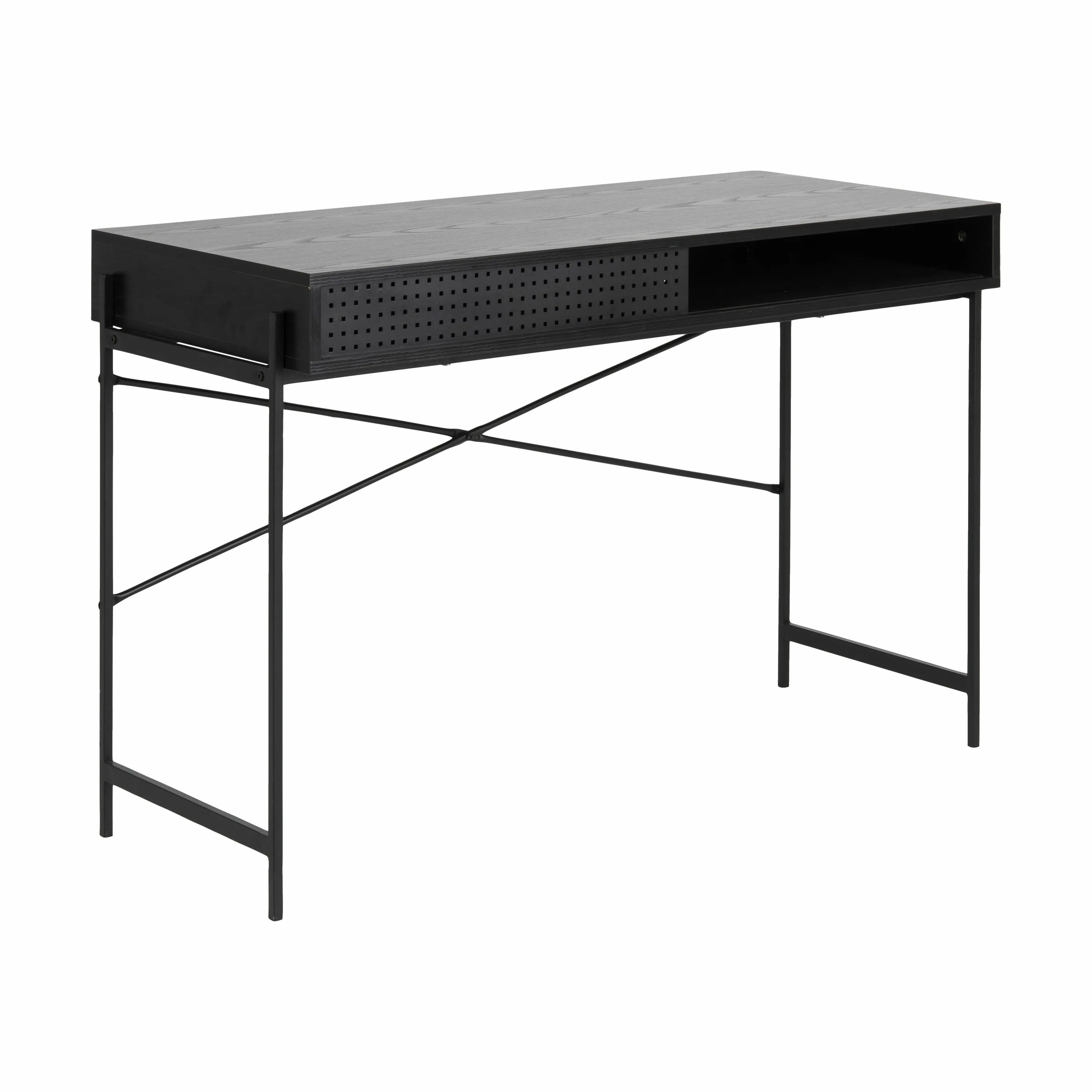 CASA Living Skriveborde Angus Skrivebord i Sort, 3