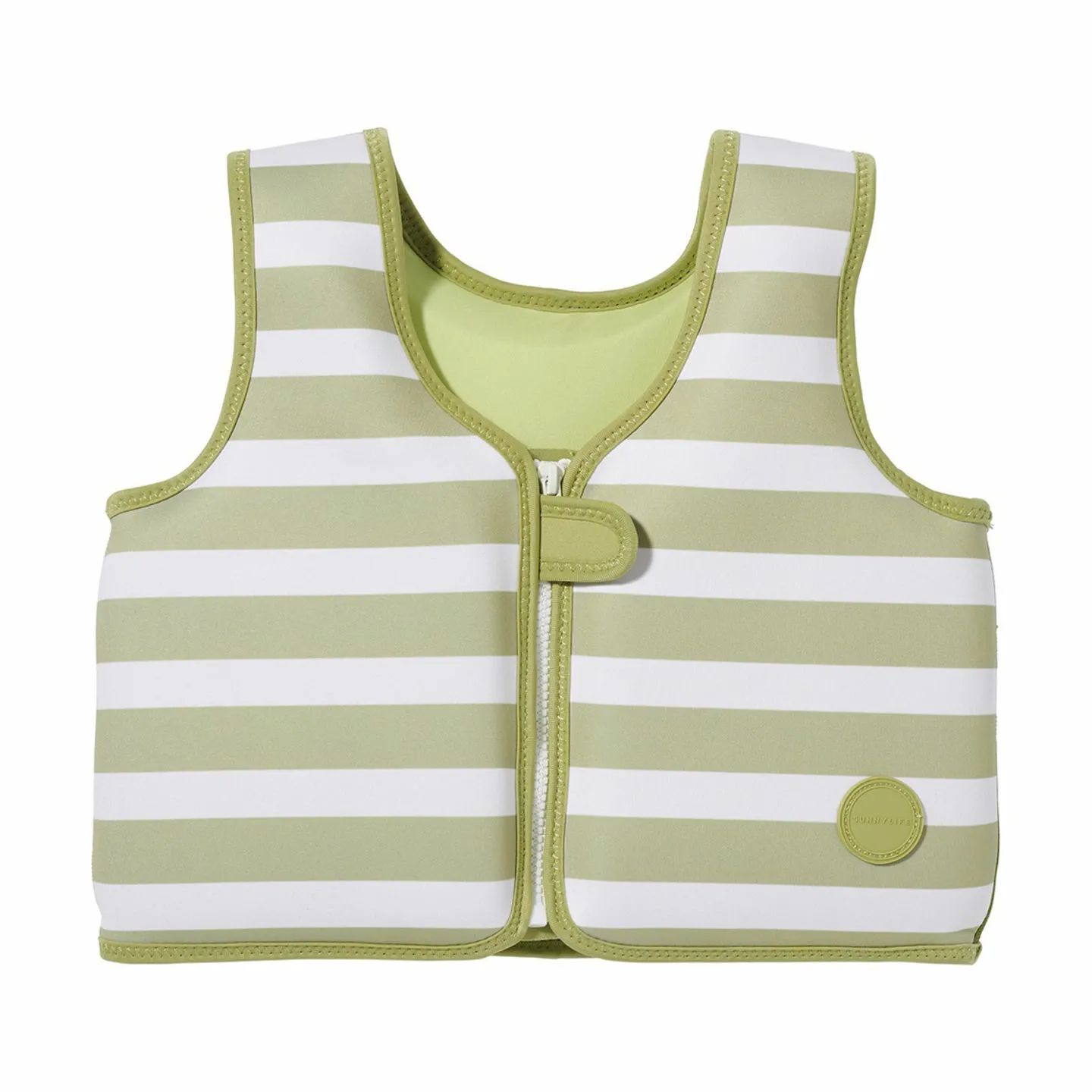 Sunnylife Badeudstyr Svømmevest - The Wild i Grøn, 3-6 år, 1