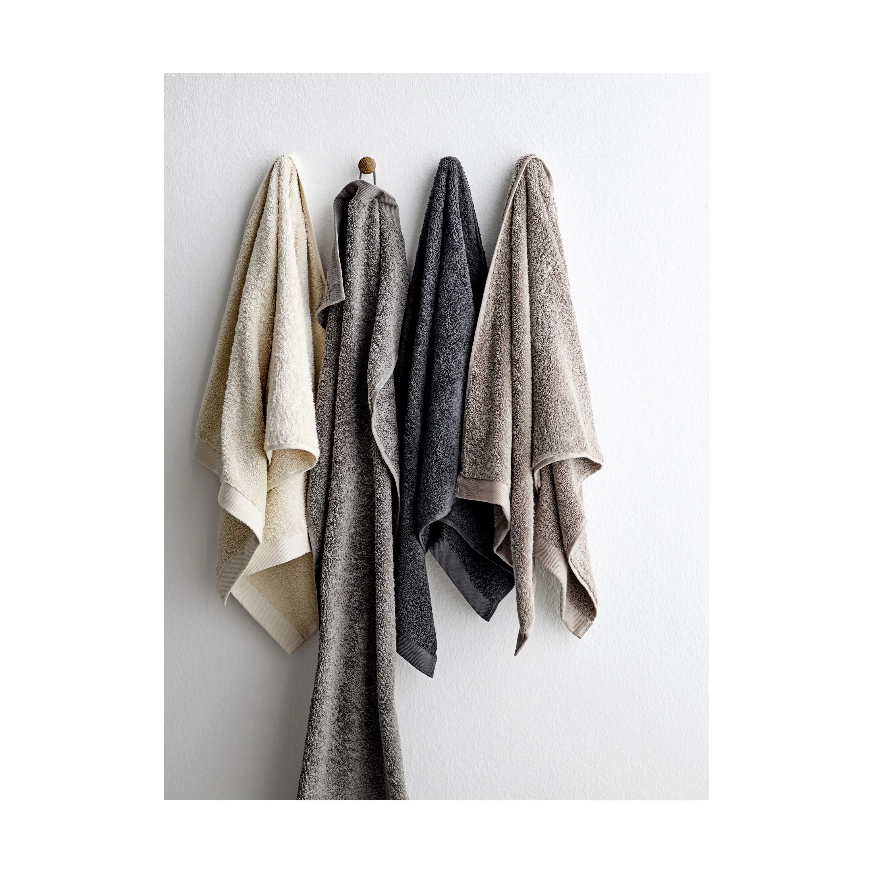 Södahl Håndklæder Organic Comfort Håndklæde i Taupe, B40 x L60 cm, 3