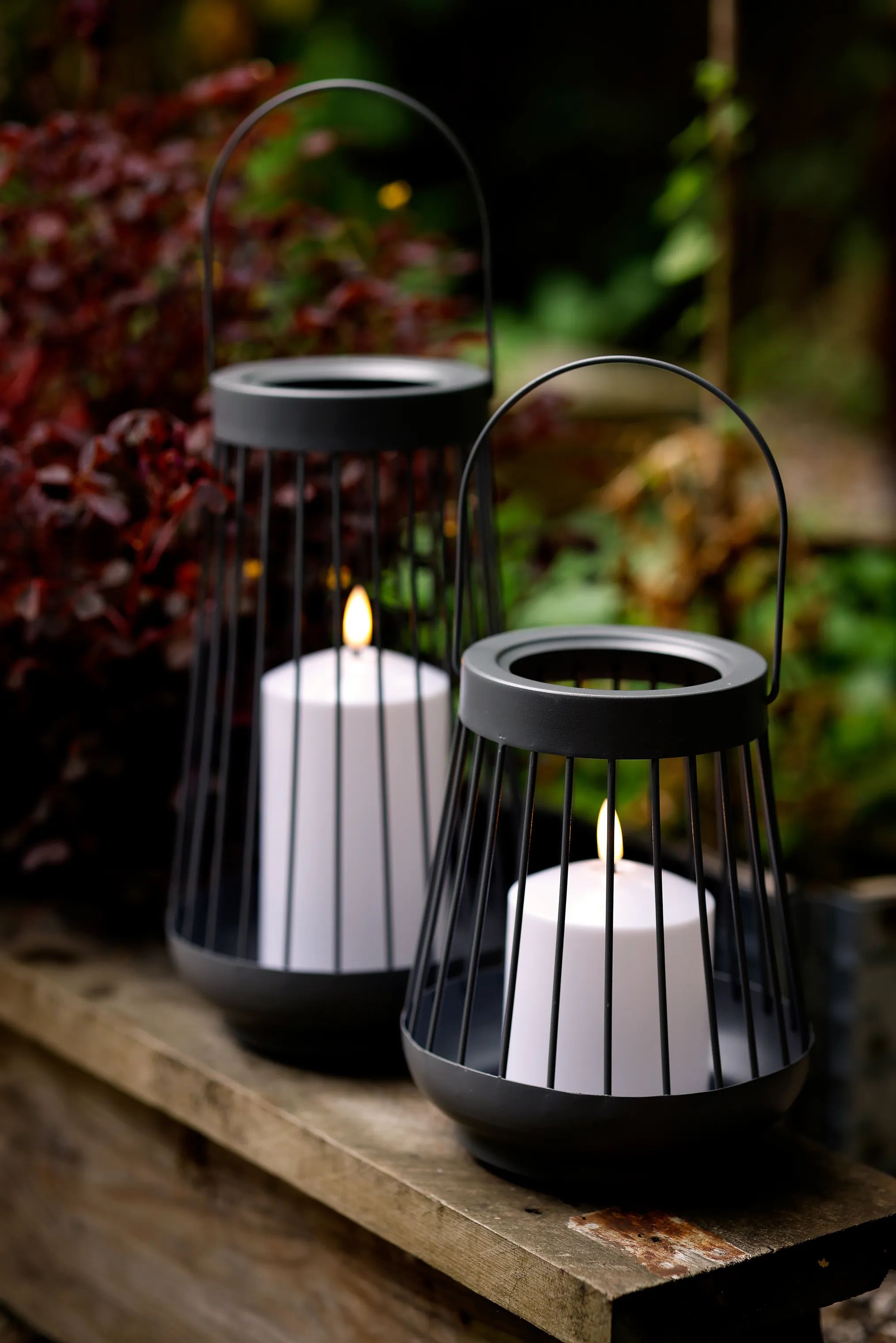 CASA Living Lanterner LED Lanterne i Grå, 18 cm, 2
