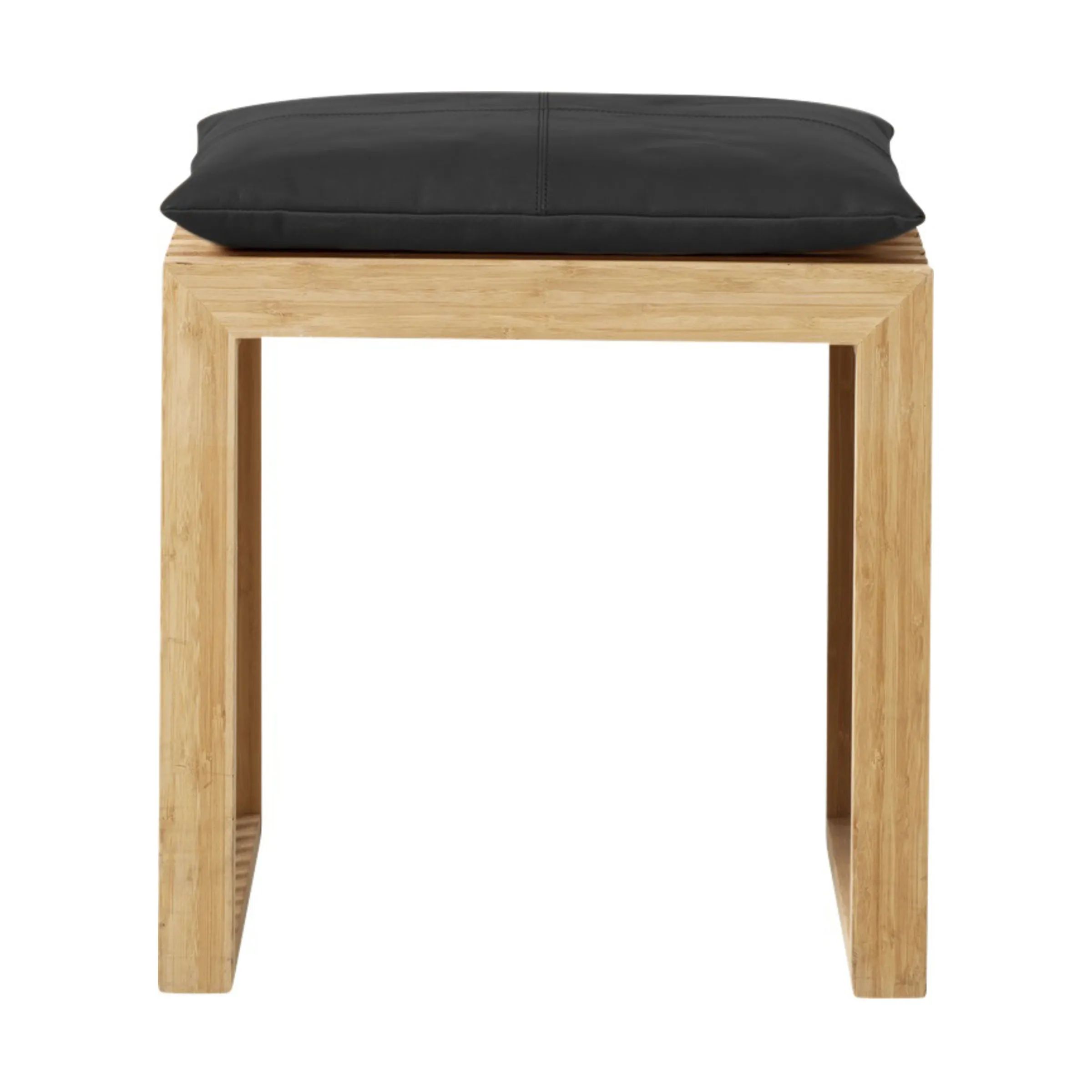cinas Skamler Rib Skammel inkl. sort hynde i Bambus/sort, 3