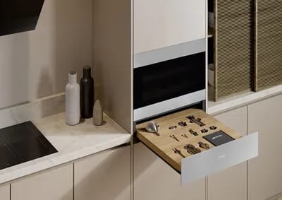 Smeg Øvrigt bartilbehør Classic Sommelierskuffe CPS315X i Stål, 3