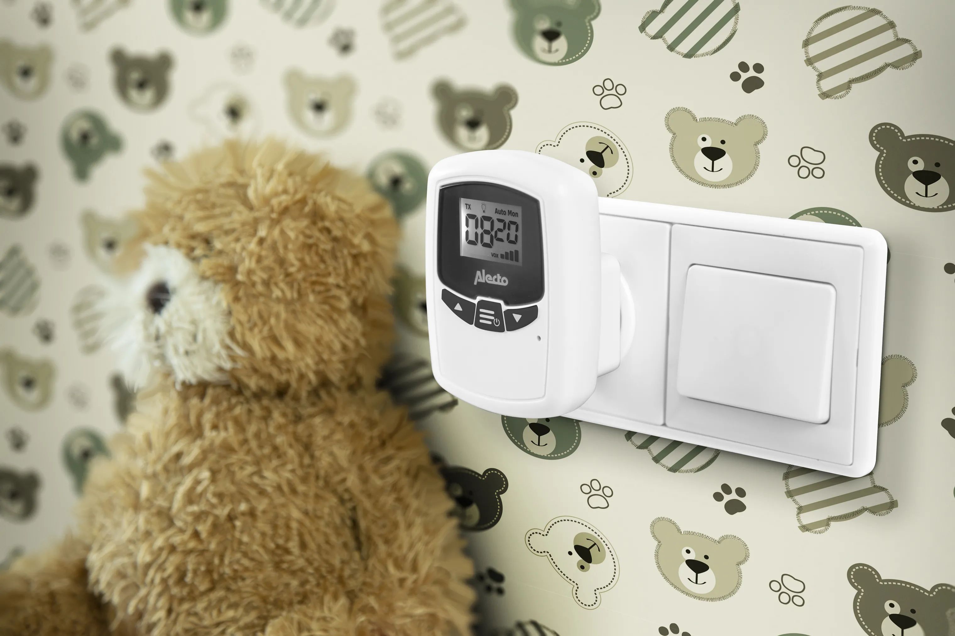 Alecto Baby Babyalarmer DBX-80 Babyalarm i Hvid, 2