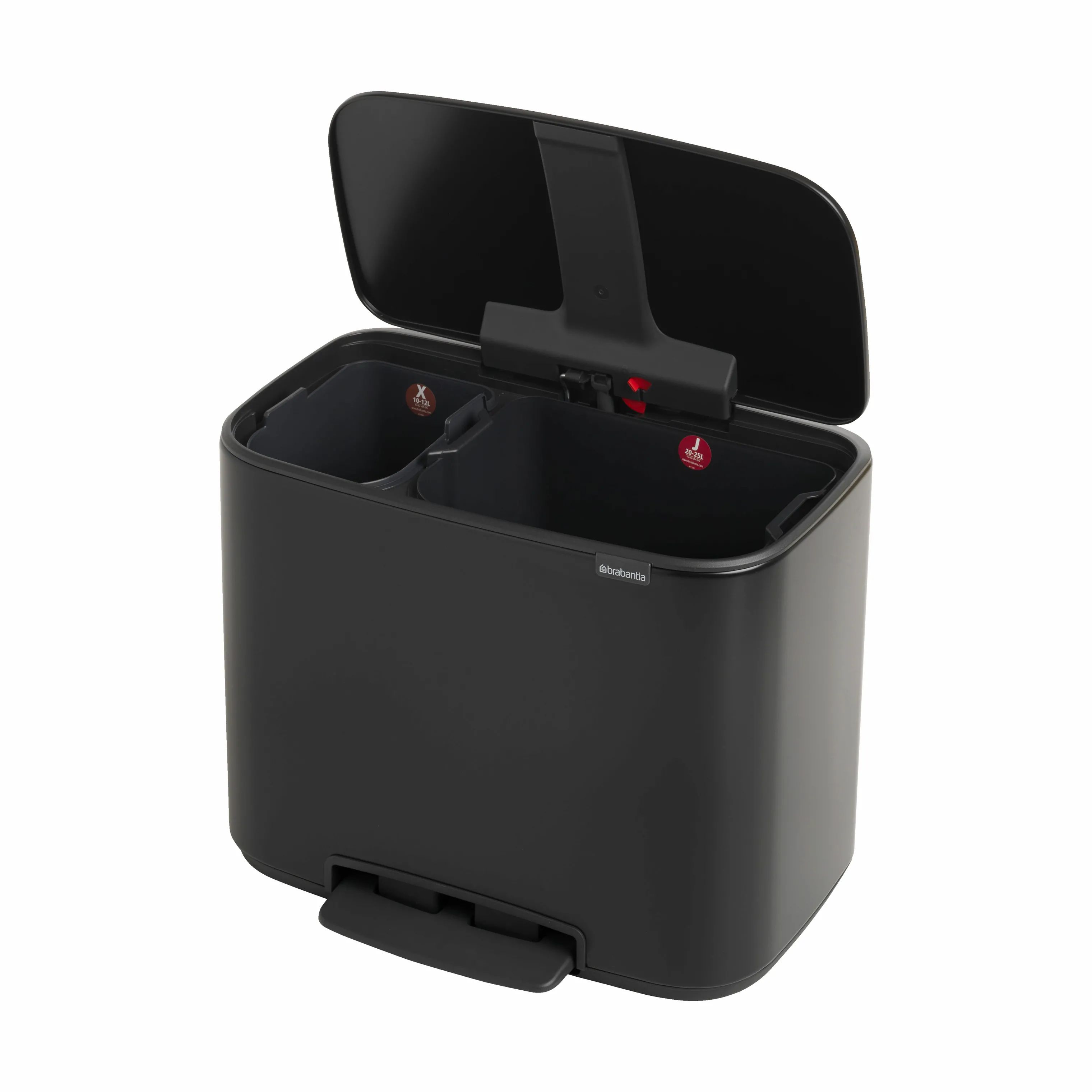 Brabantia Toiletspande BO Pedalspand i Mat sort, 34 L, 4