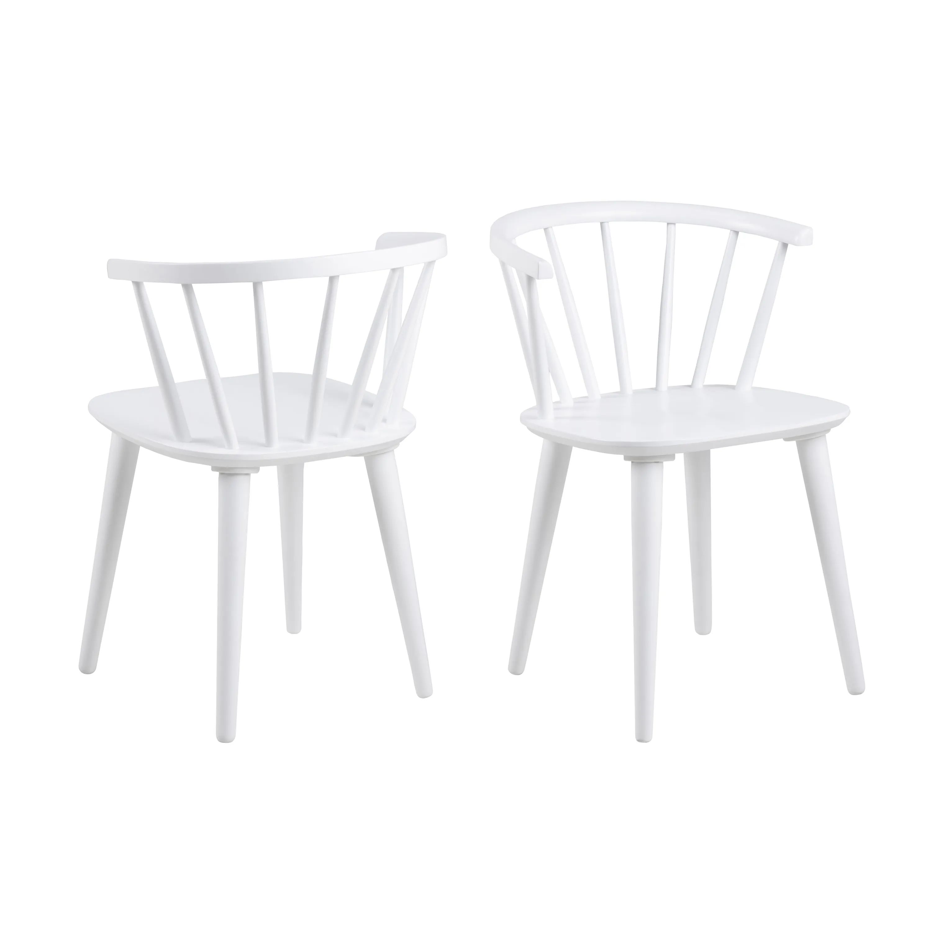 CASA Living Spisebordsstole Ida Spisebordsstol - 2 stk i Hvid, 4