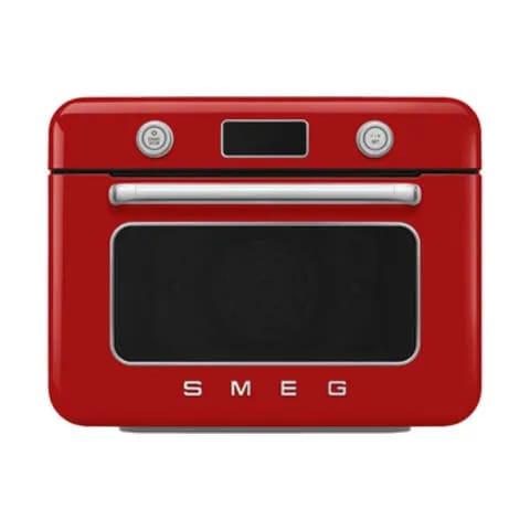 Smeg Miniovne 50's Style Kombiovn COF01RDEU i Rød, 1