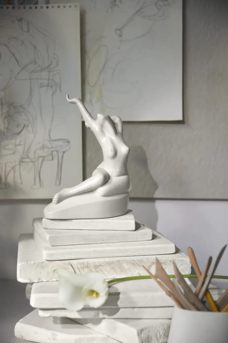 Kähler Øvrige figurer Moments of Being Heavenly Grounded Figur i Hvid, 2