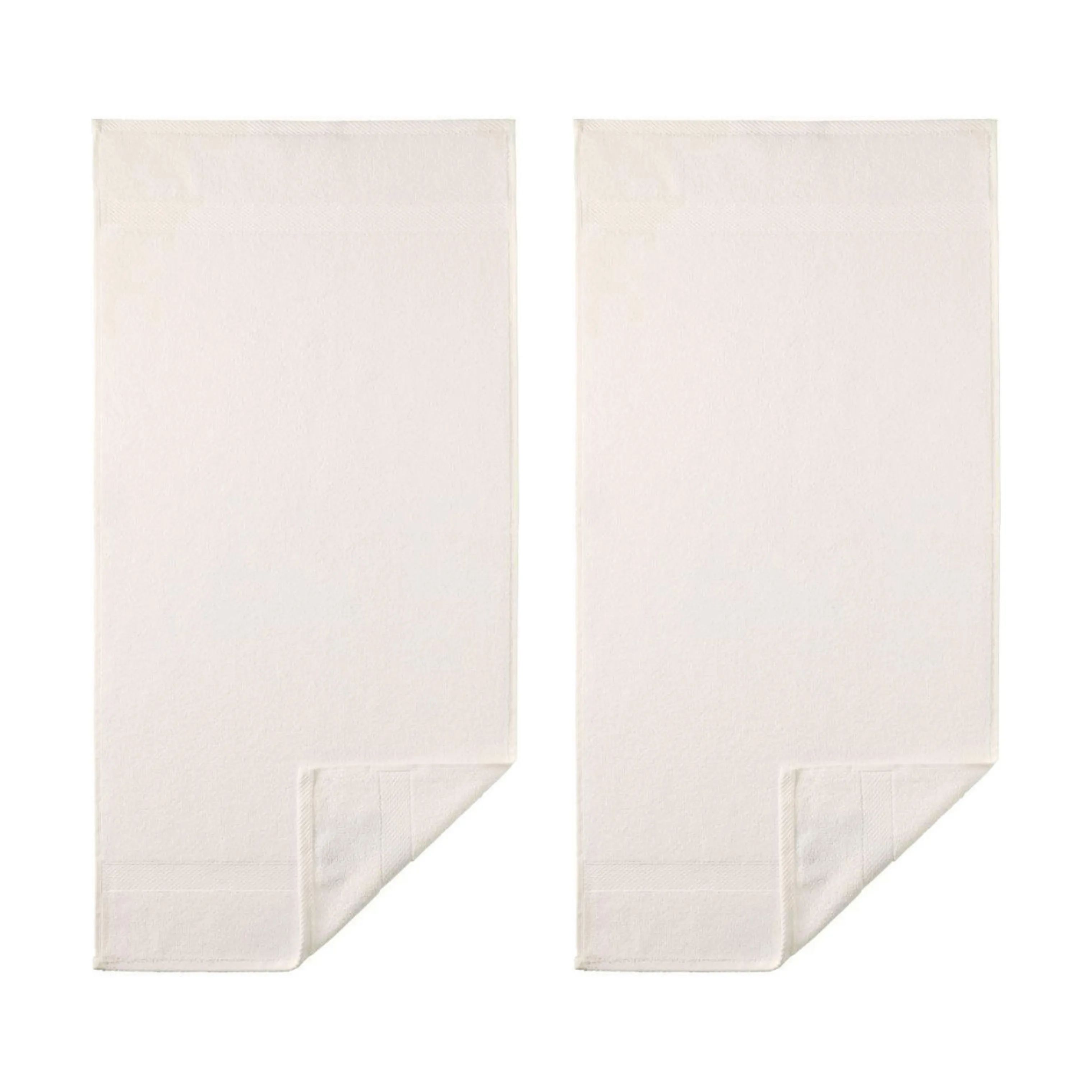 Egeria Håndklæder Diamant Håndklæde - 2 stk. i White, 2