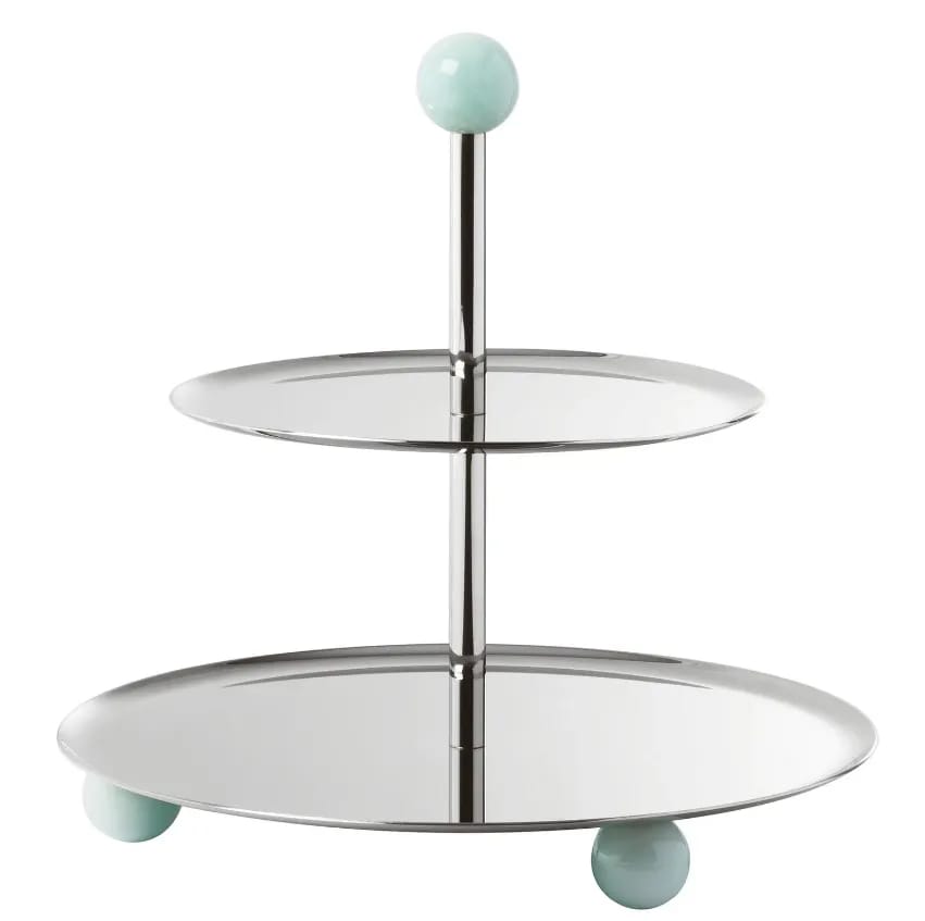 Sambonet Etagere Penelope Kageopsats i Aquamarine, 1
