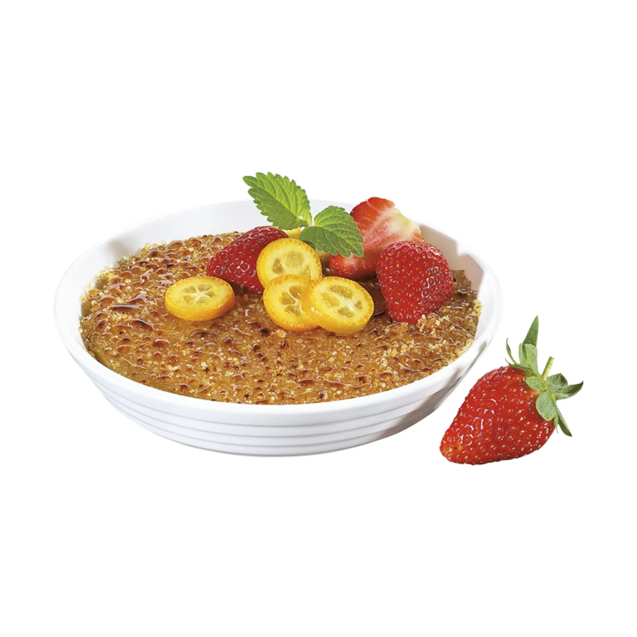 Küchenprofi Ramekiner Burgund Crème Brûlée Skål i hvid, 2