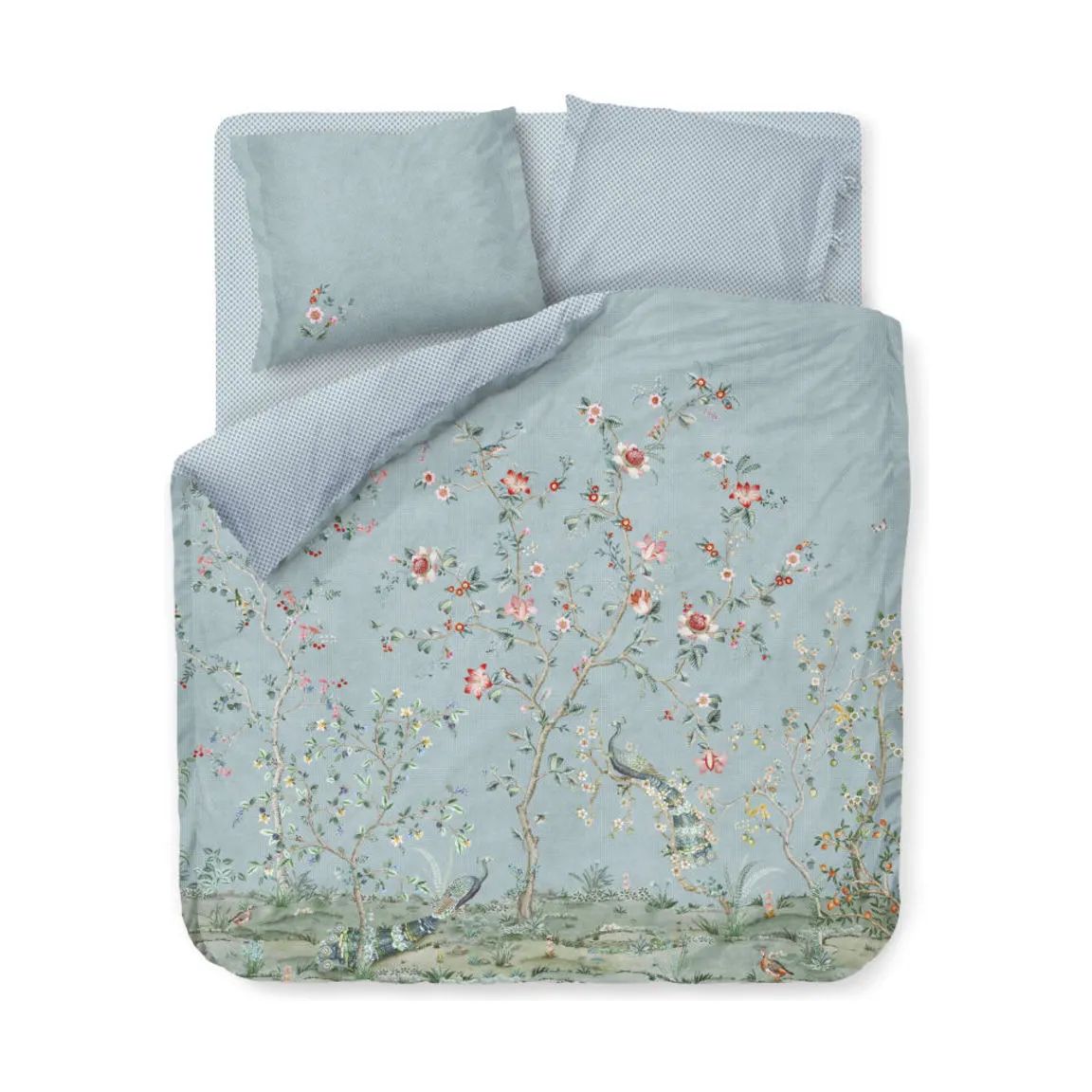 PIP Studio Sengetøj Okinawa Sengetøj i Blue , B200 x L200 cm, 1