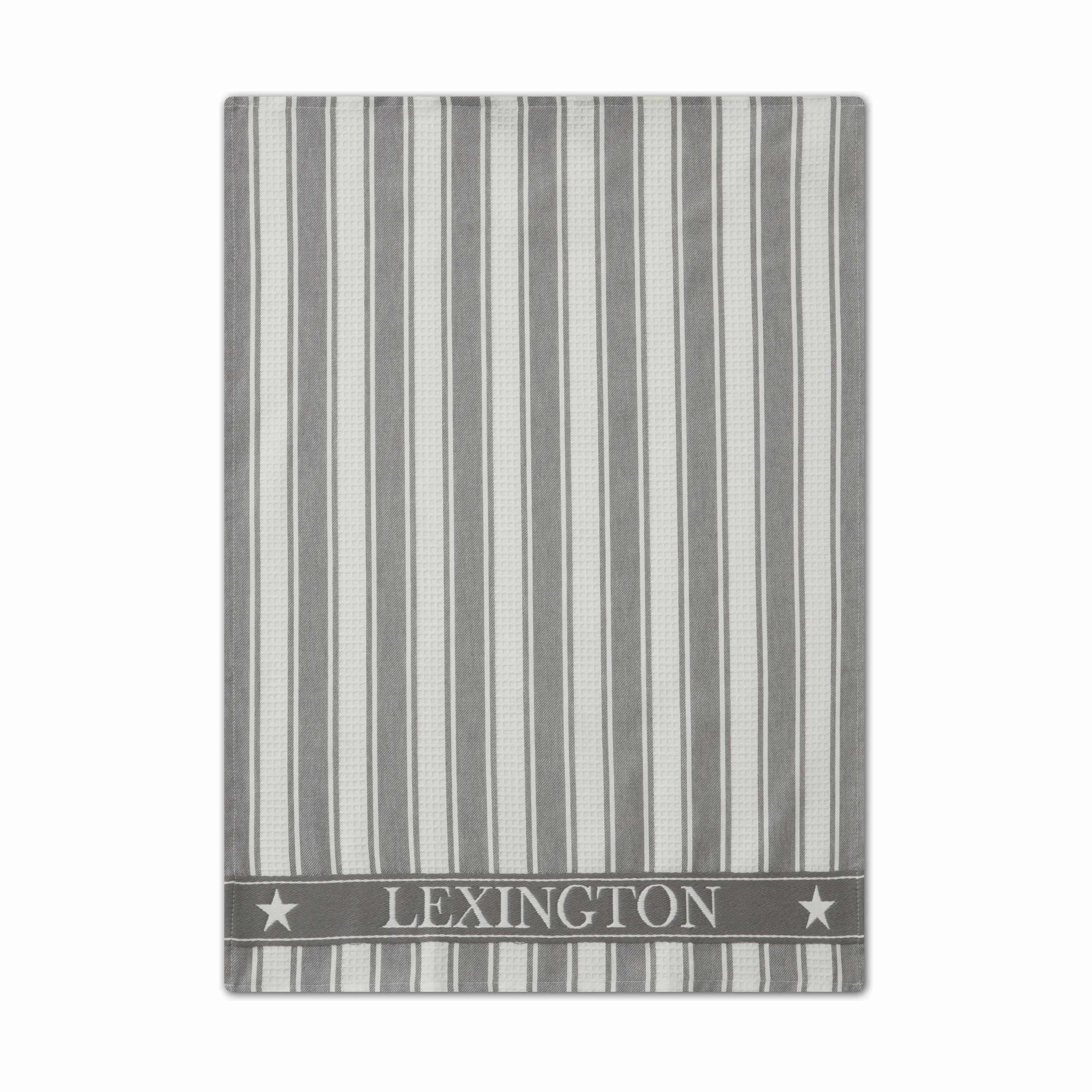 Lexington Viskestykker Icons Cotton Twill Waffle Viskestykke i Gray/White, B50 x L70 cm, 1
