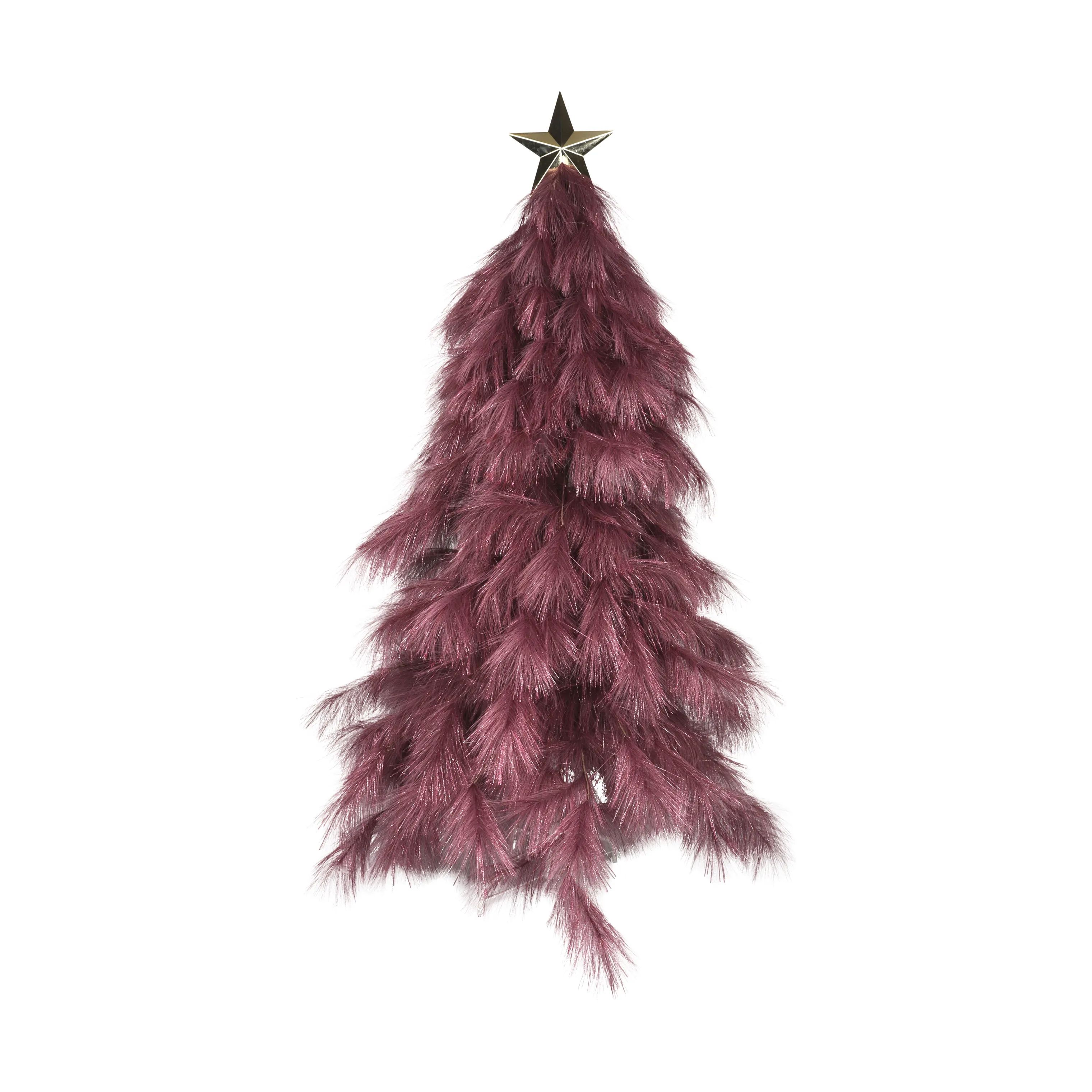 Casa Christmas Juletræer Pampas Juletræ i Bordeaux, H155 x Ø95 cm, 1