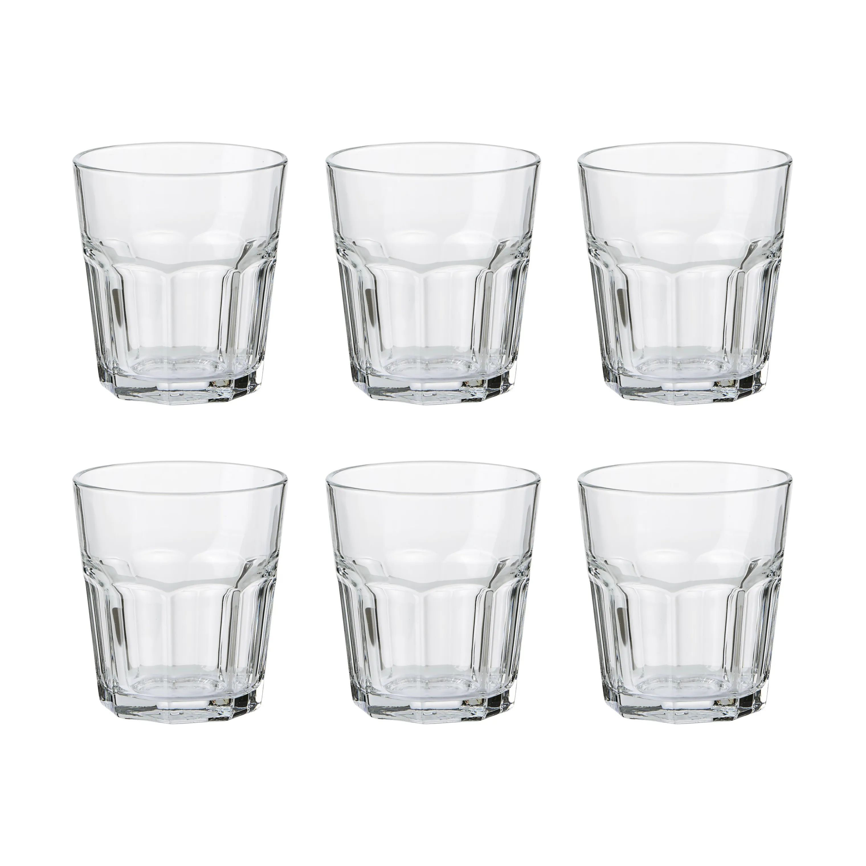 Aida Vandglas Granit Café au Lait Glas - 6 stk. i Klar, 1