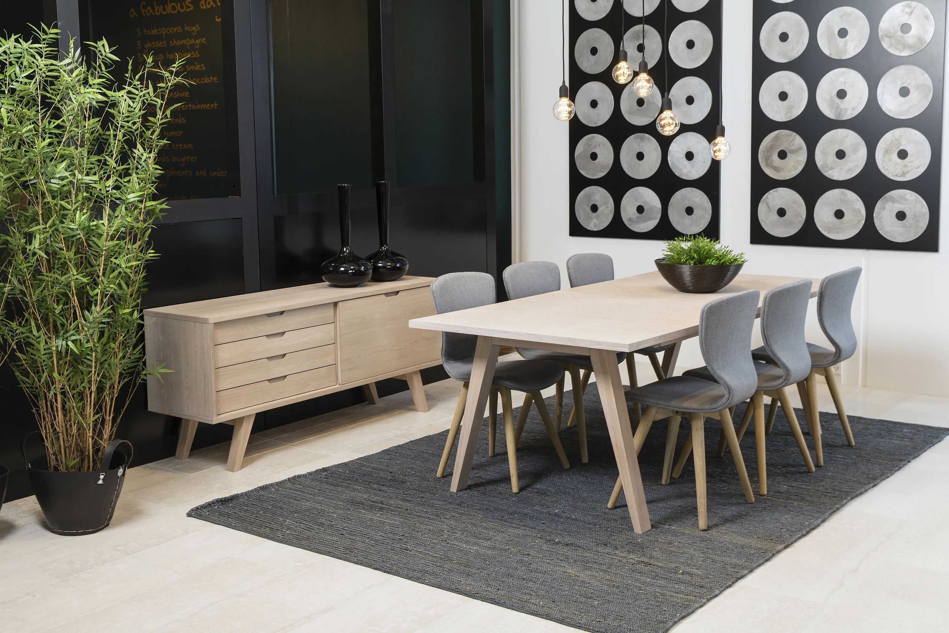 CASA Living Kommoder A-Line Skænk i Eg, 2