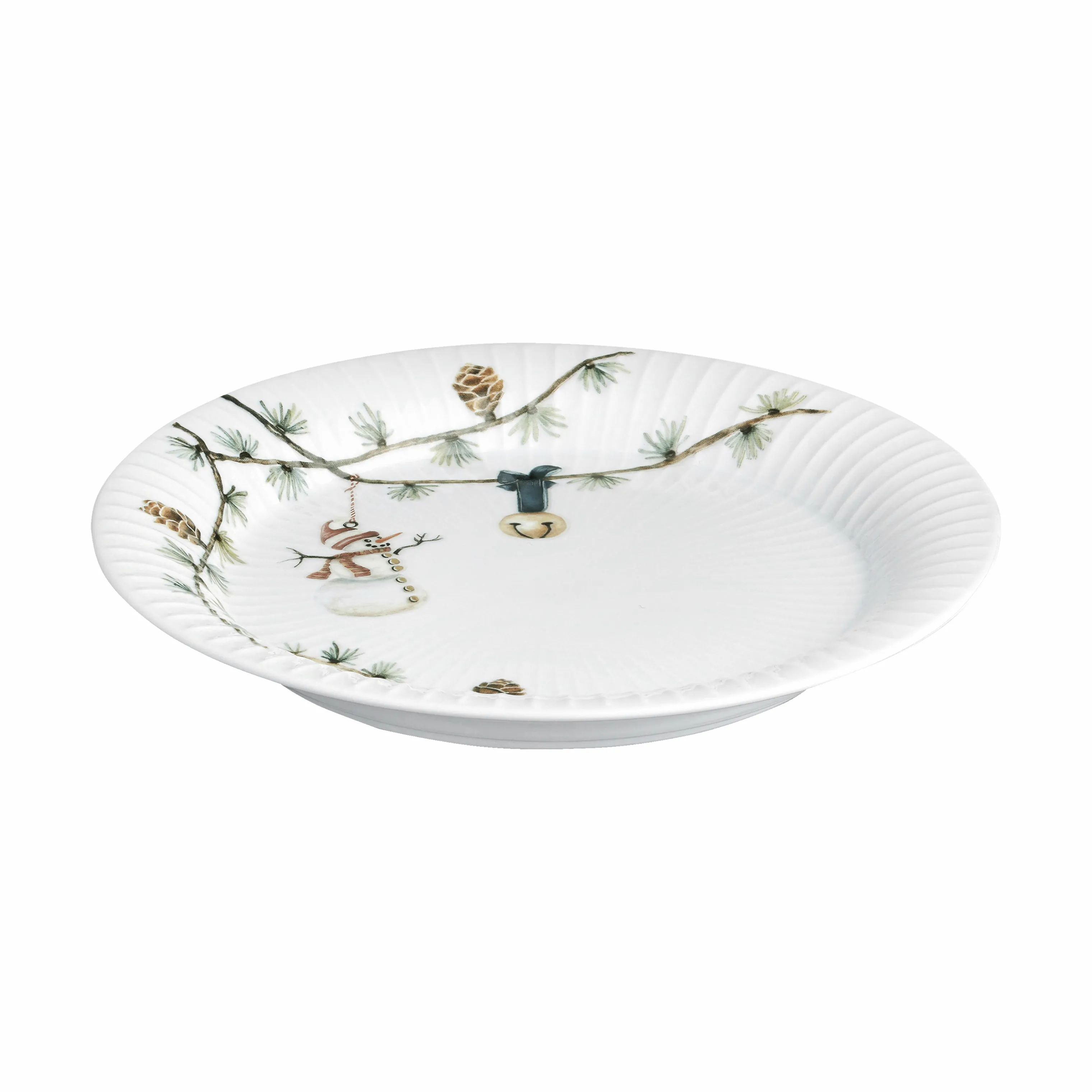 Kähler Frokosttallerkener Hammershøi Jul Frokosttallerken i Hvid, 22 cm, 1