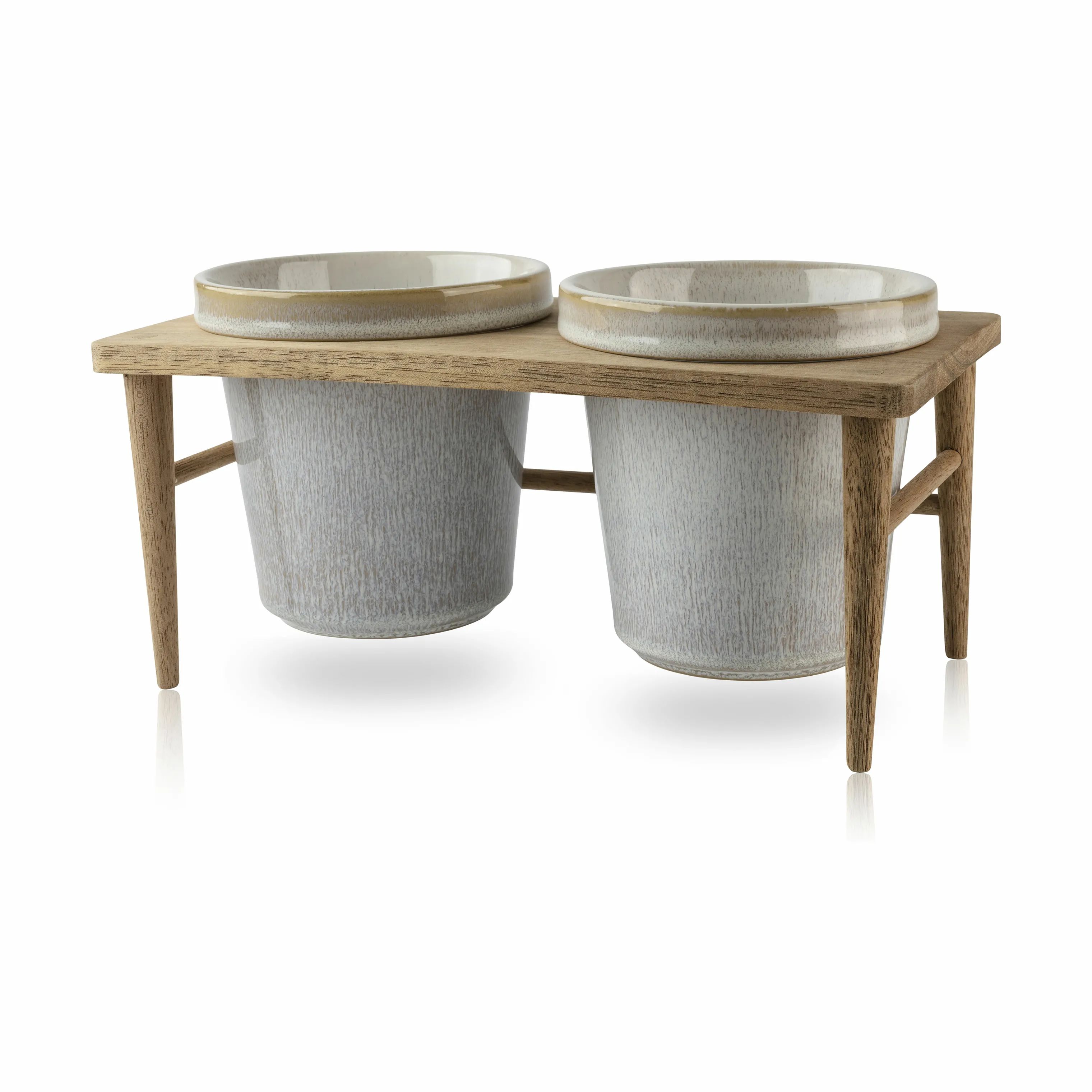 CASA Living Urtepotteskjulere Sofia Urtepottesæt - 3 dele i råhvid, 11 cm, 1