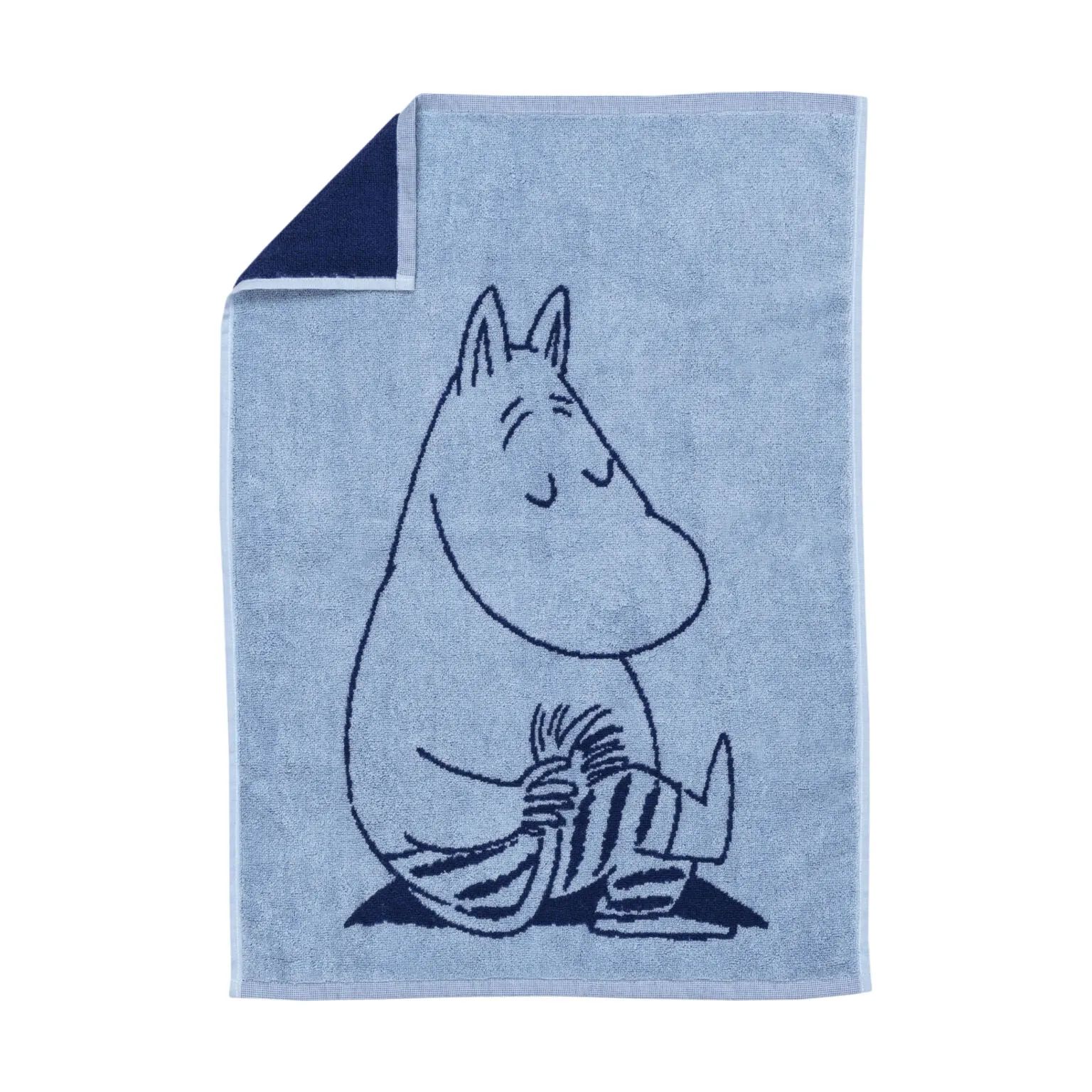 Moomin Arabia Håndklæder Moomin Arabia Indretning Håndklæde - Mumitrolden i Blå, B50 x L70 cm, 1