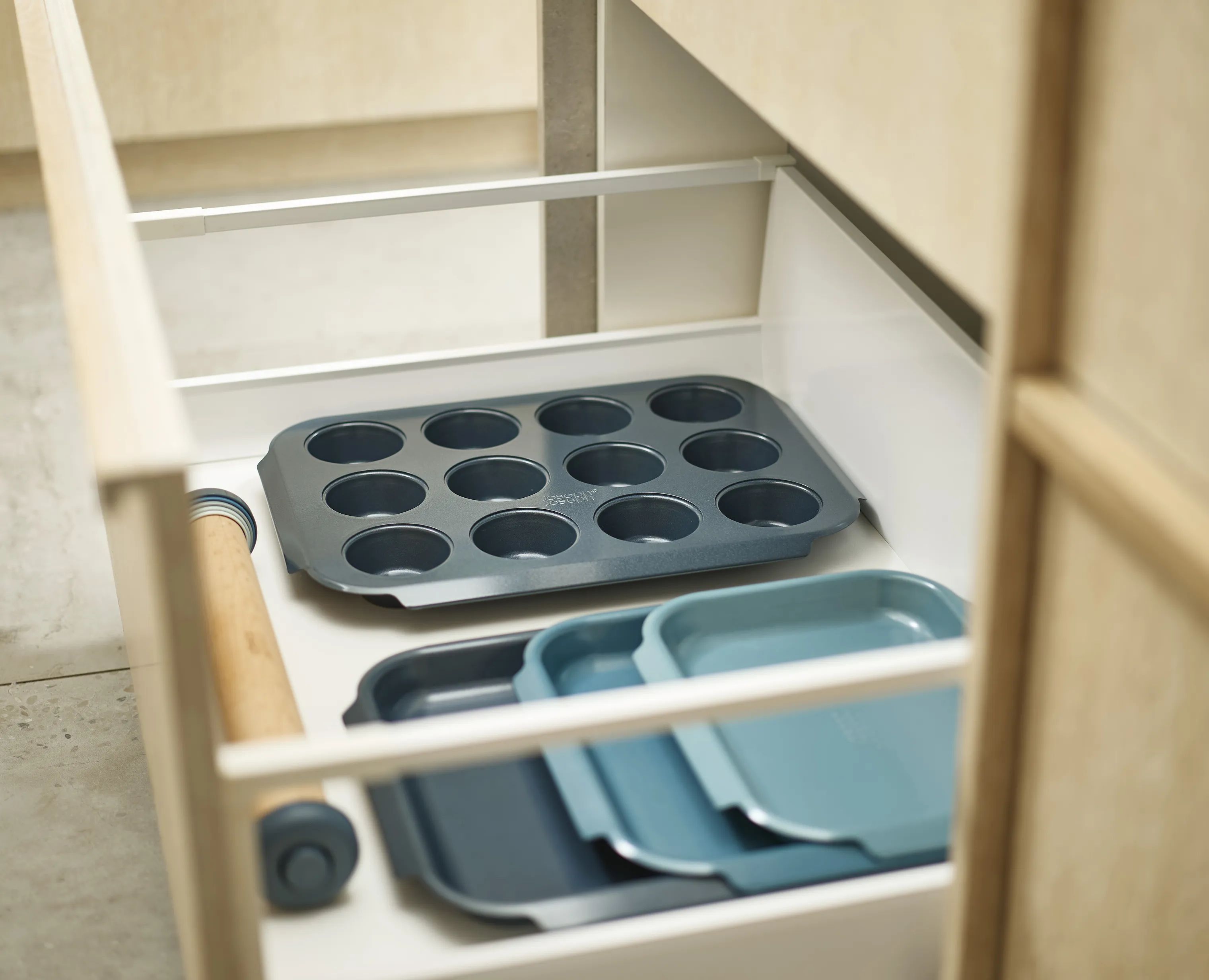 Joseph Joseph Muffinforme Nest Bake Muffinform i Blue, 3