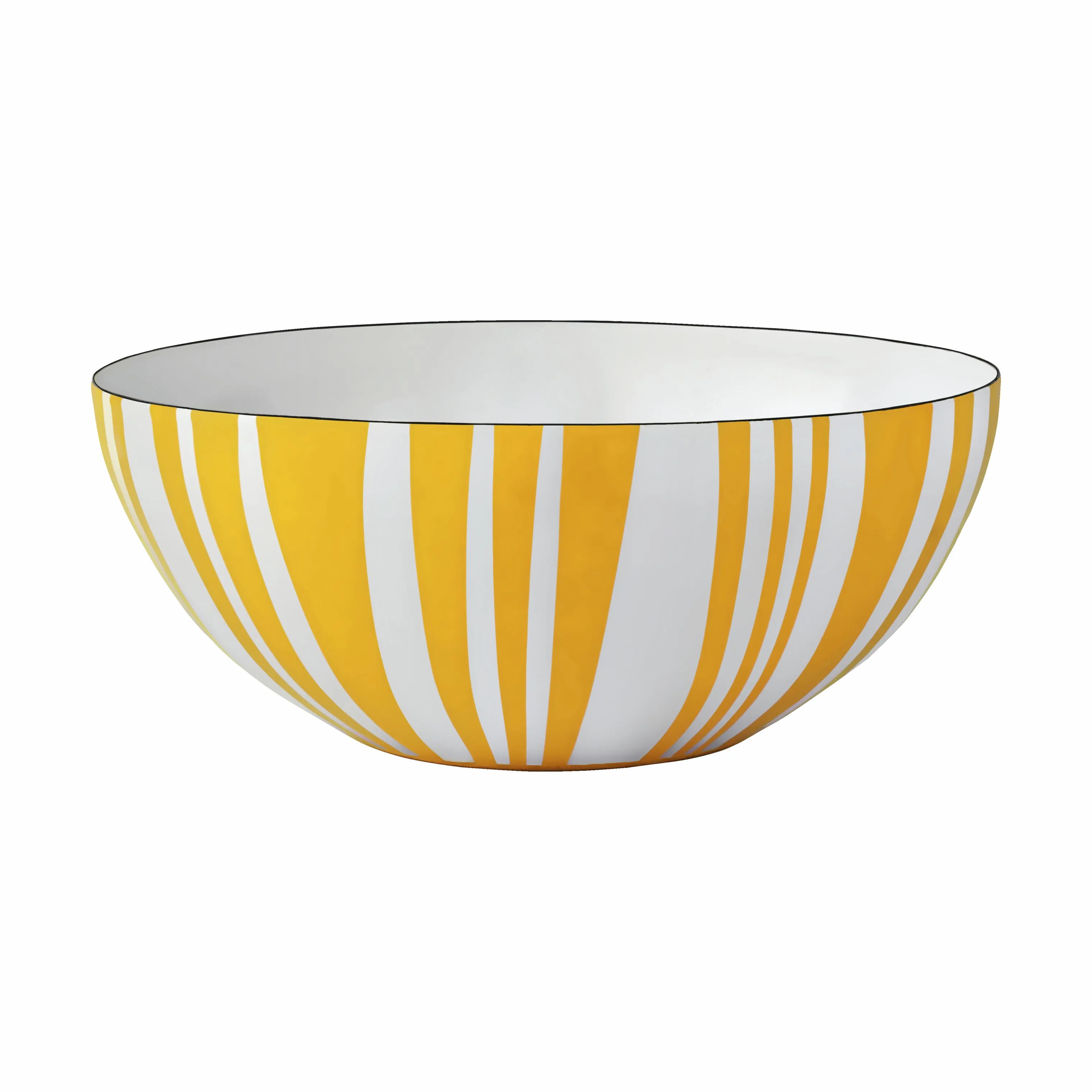 Cathrineholm Salatskåle Stripes Skål i Gul, 30 cm, 1