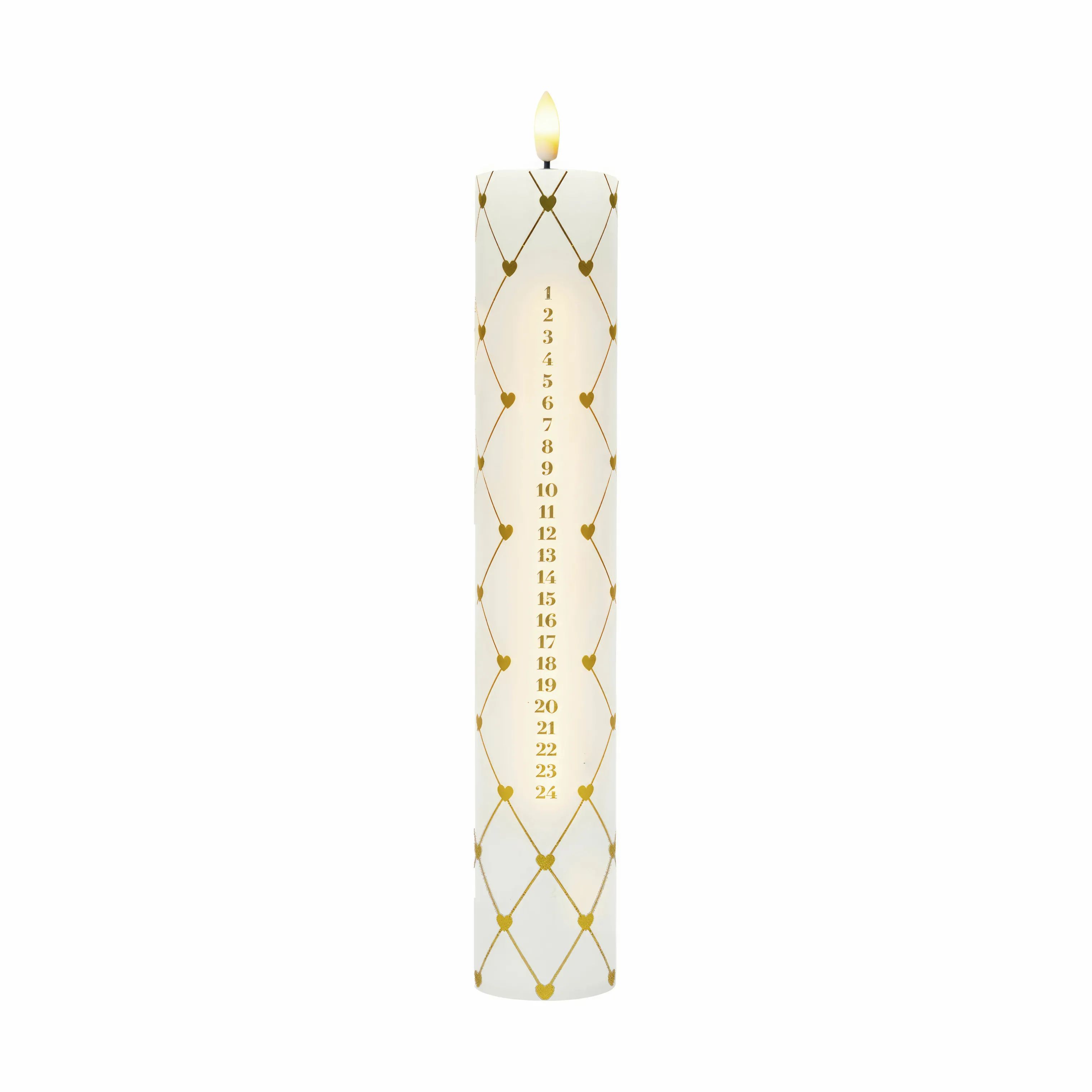 Sirius Kalenderlys Sille Genopladelig Sille Special Edition LED Kalenderlys i Hvid, 1