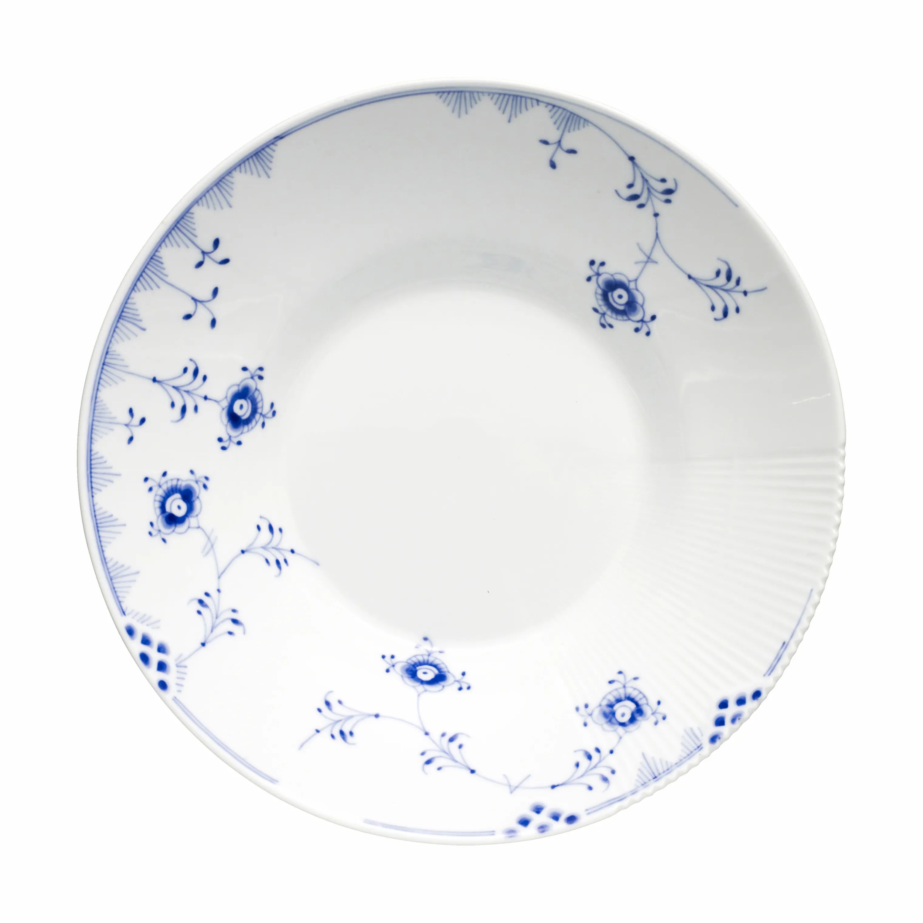 Royal Copenhagen Dybe tallerkener Blå Elements Dyb Tallerken i Koboltblå/hvid, 25 cm, 1