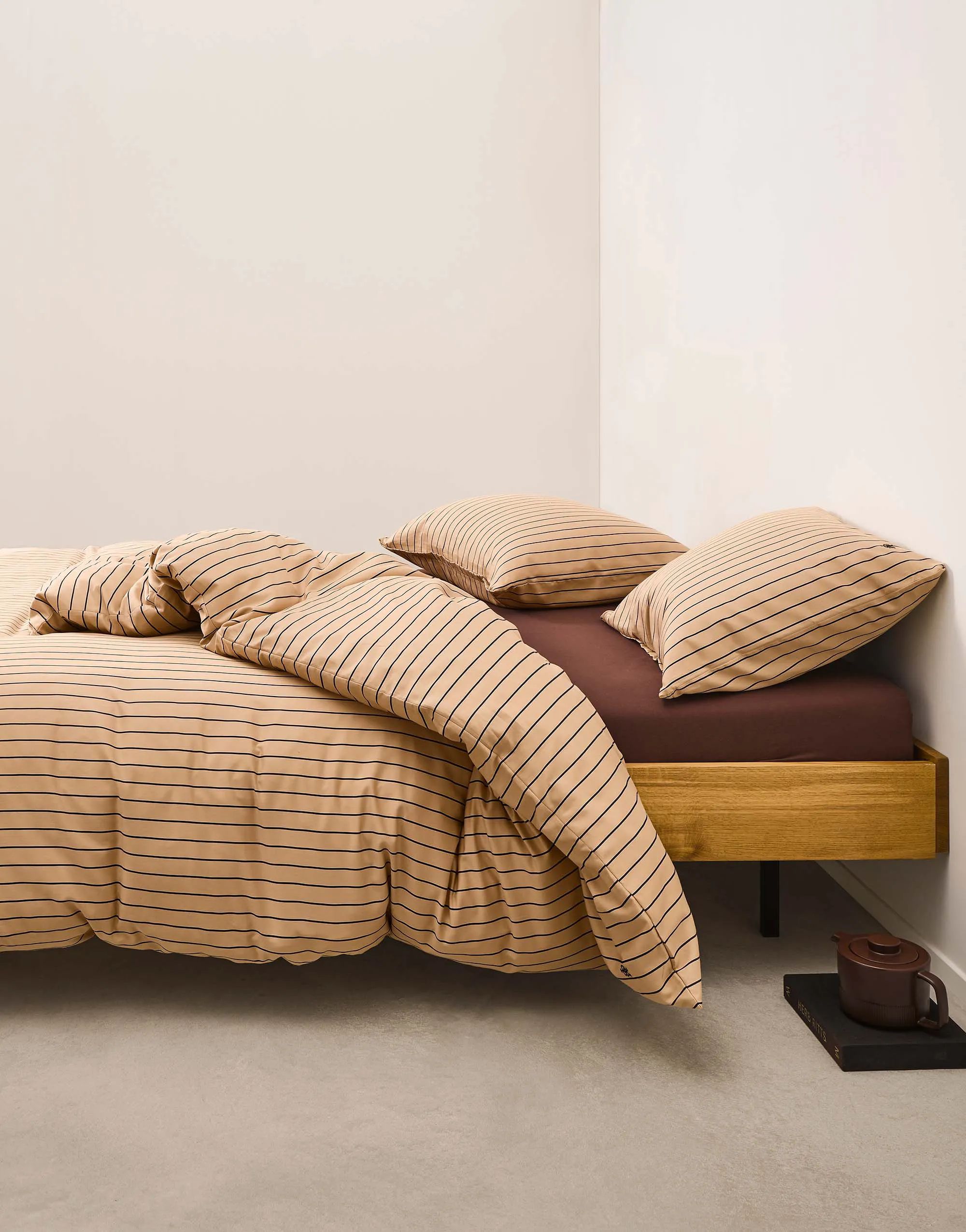 Marc O'Polo Sengetøj Mulji Sengetøj i Warm Beige, B140 x L200 cm, 2