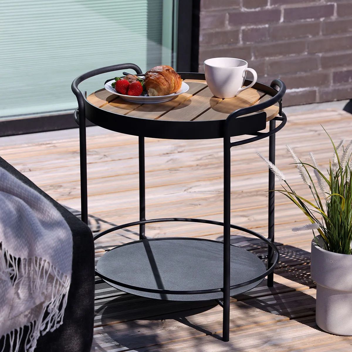 SACKit Bakker Patio Serveringsbakke i Black, 4