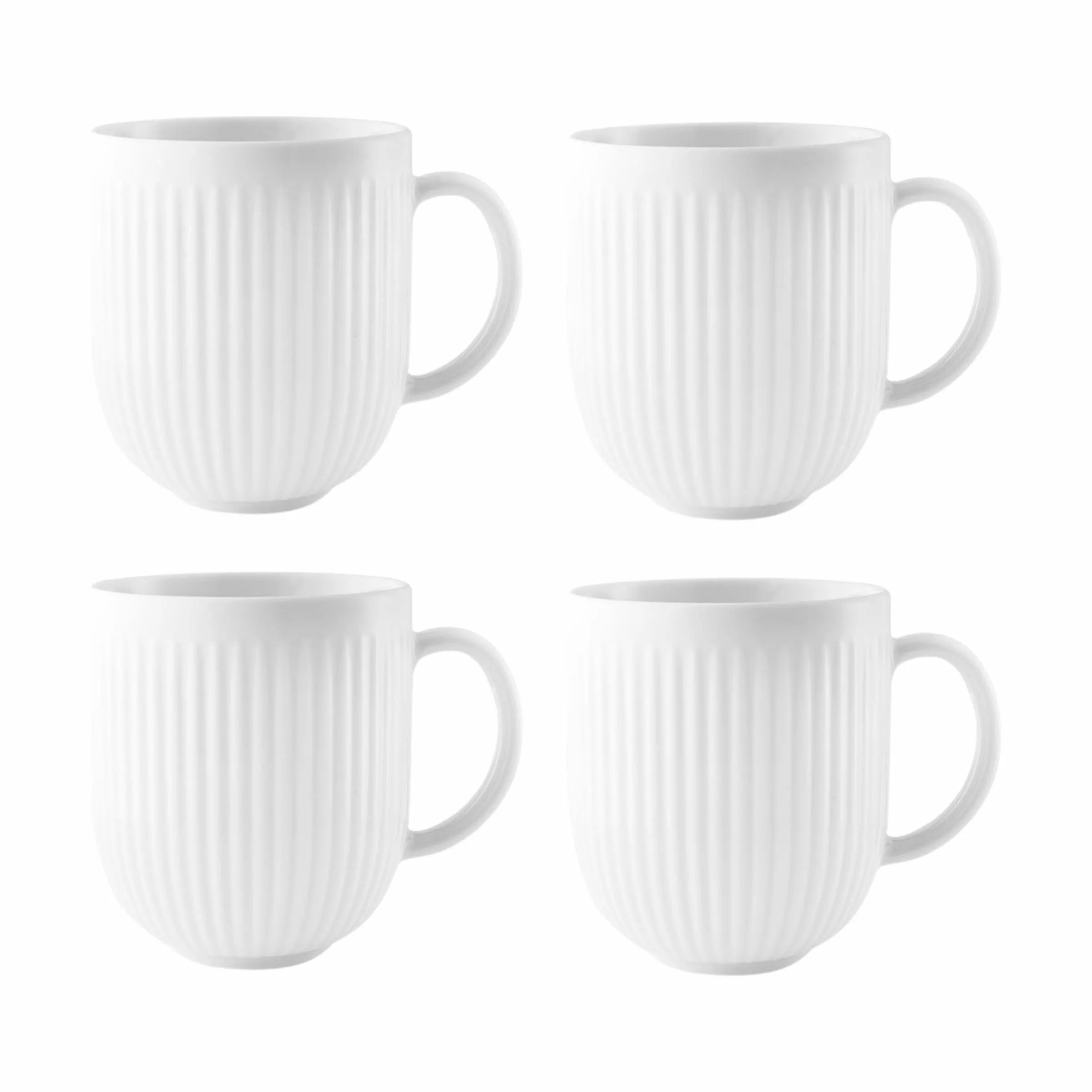 Eva Trio Krus og kopper med hank Legio Nova Kop - 4 stk. i Hvid/2, 38 cl, 1