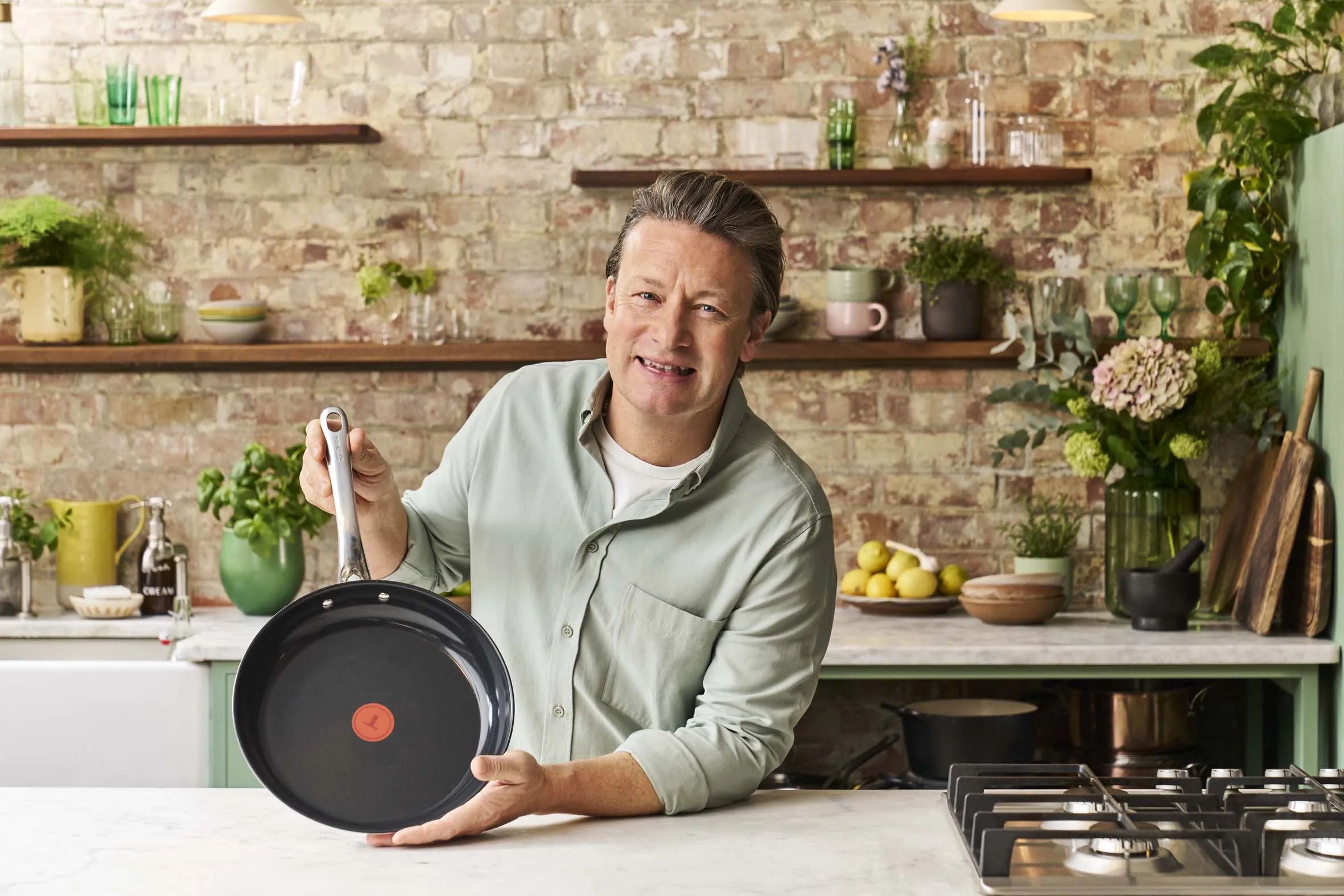 Jamie Oliver by Tefal Stegepander Prima Stegepande i Sort, 3