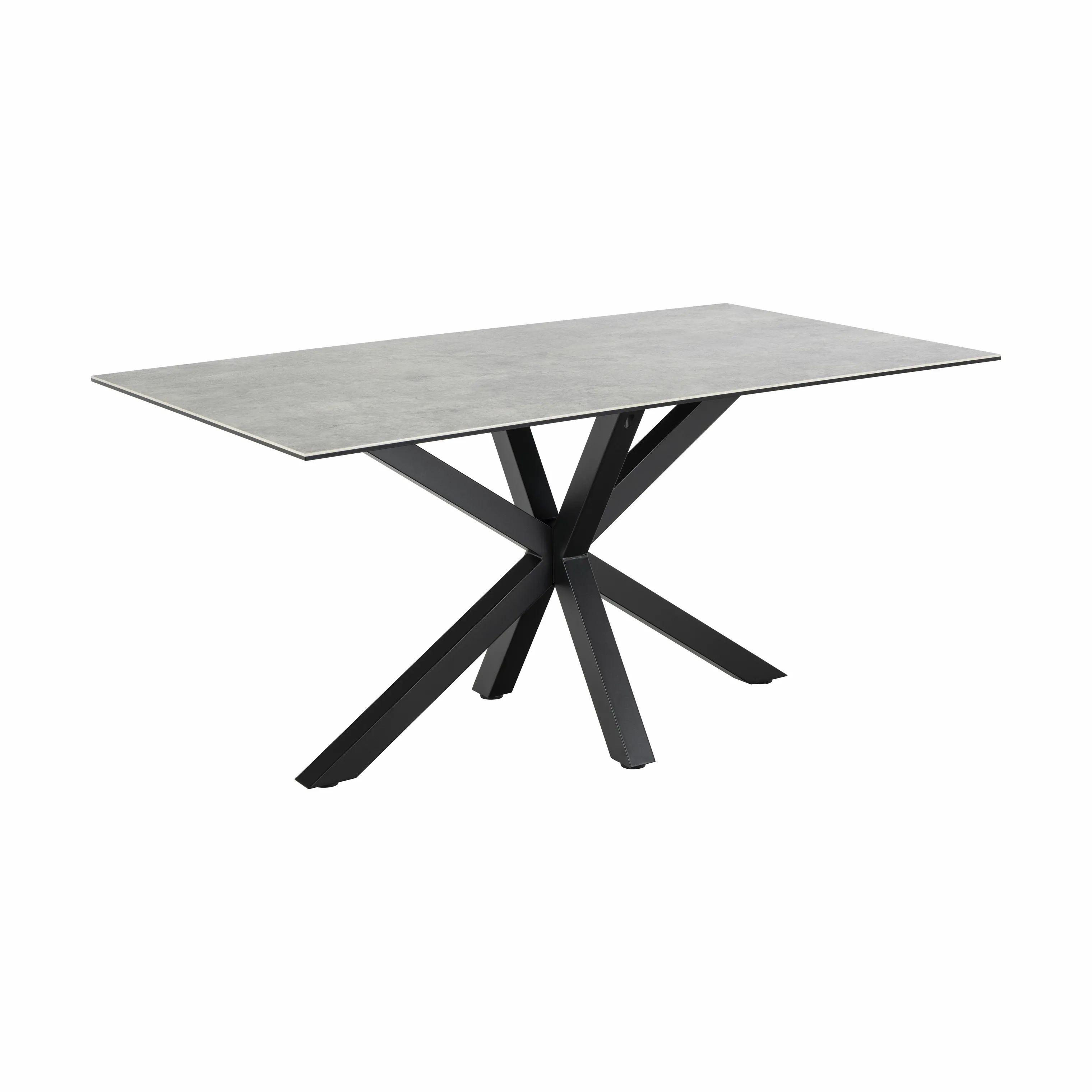 CASA Living Spiseborde Heaven Spisebord i Grå anista, H75,5 x B160 x L90 cm, 6