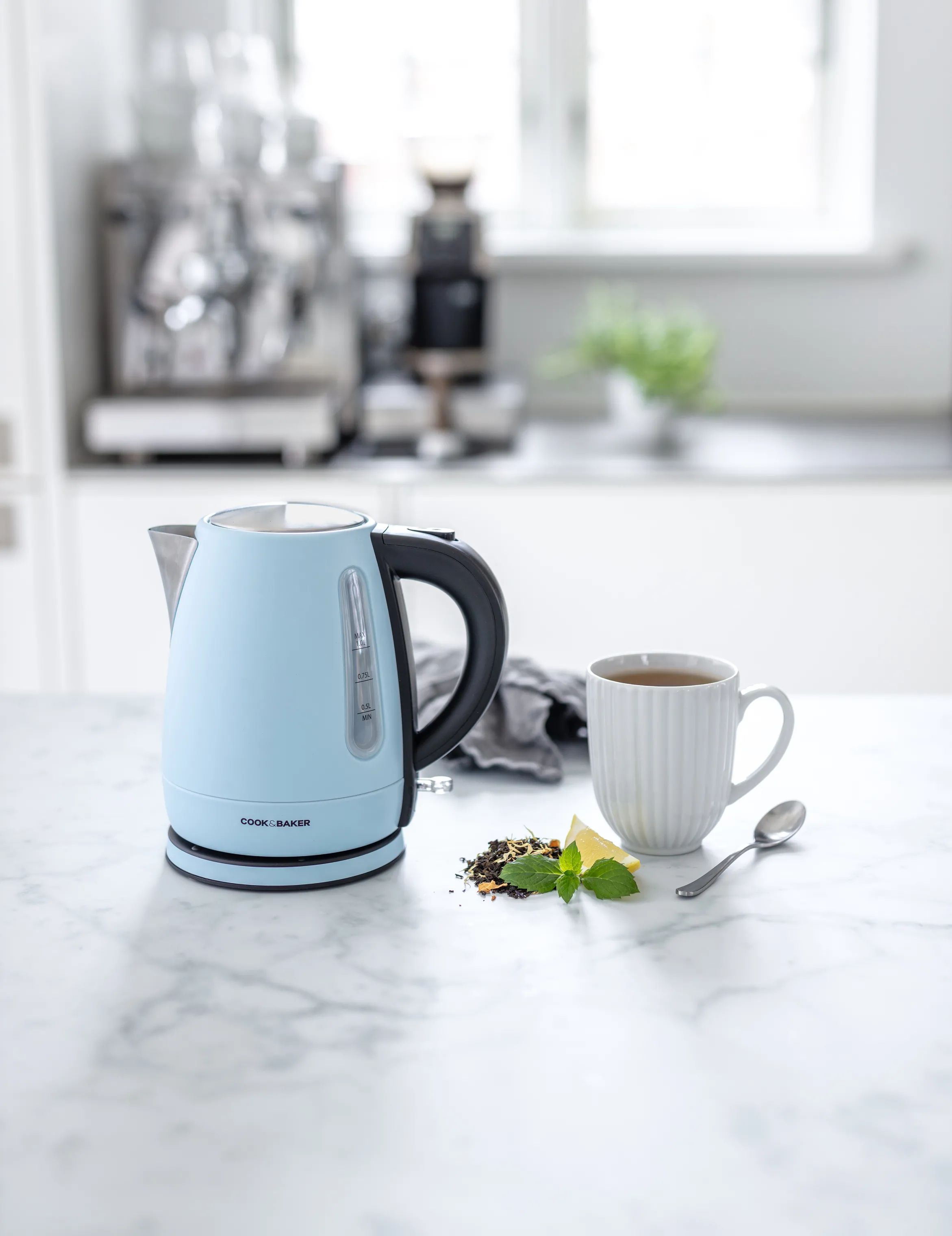 Cook & Baker Elkedler Elkedel i Blå, 1 L, 3
