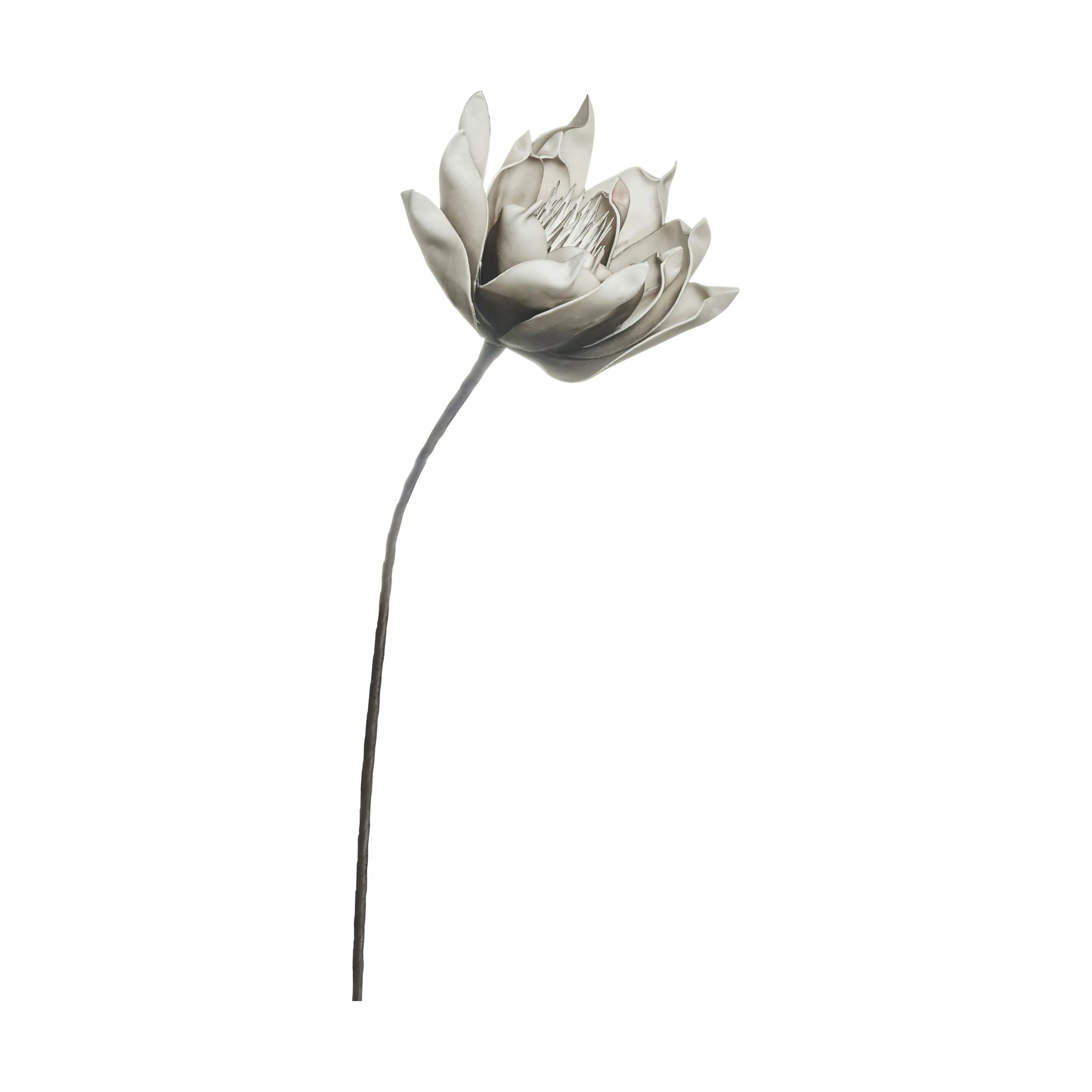 Lene Bjerre Kunstige blomster Happia dekorationsblomst i grå, 68 cm, 1