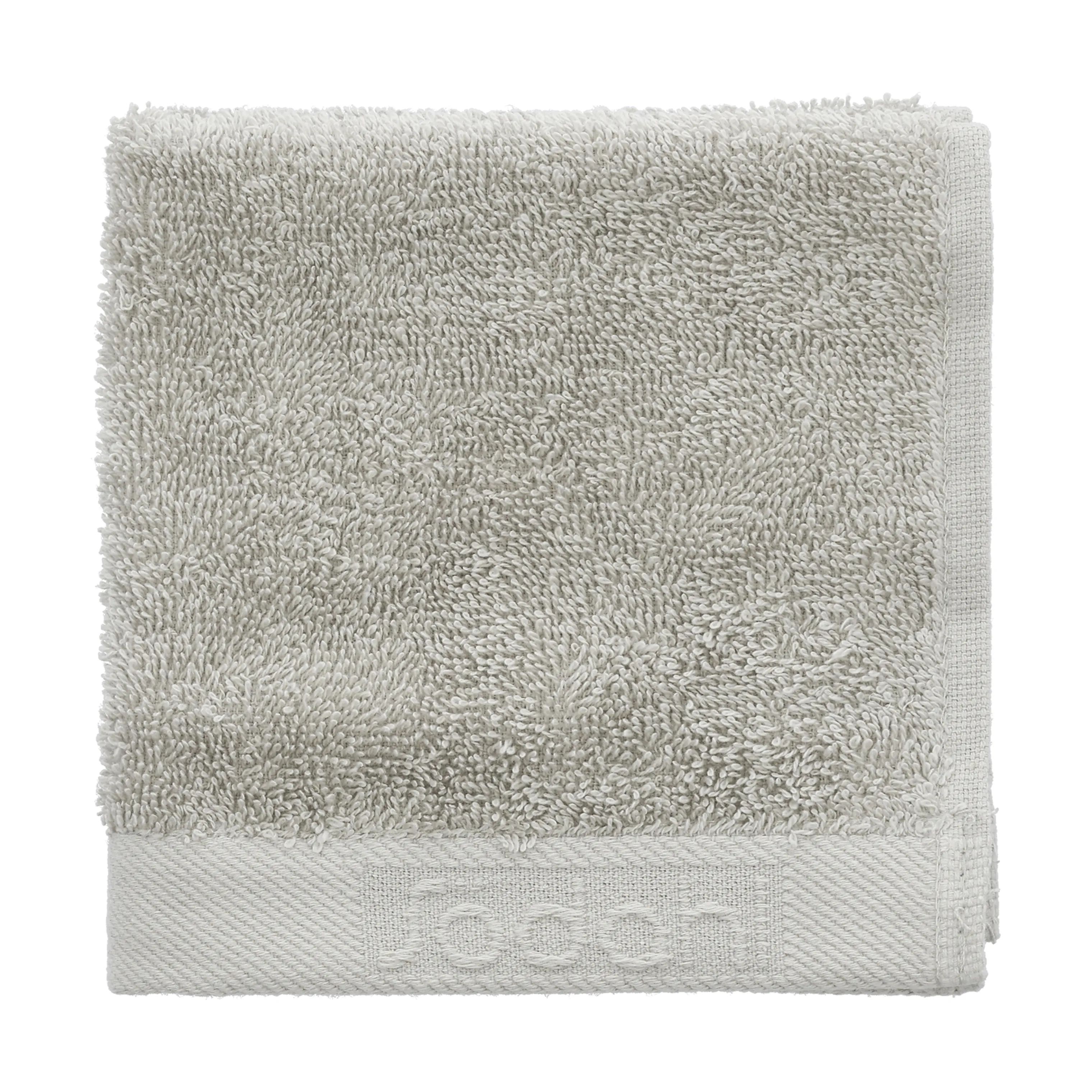 Södahl Vaskeklude Organic Comfort Vaskeklud i Light Grey 2, 1