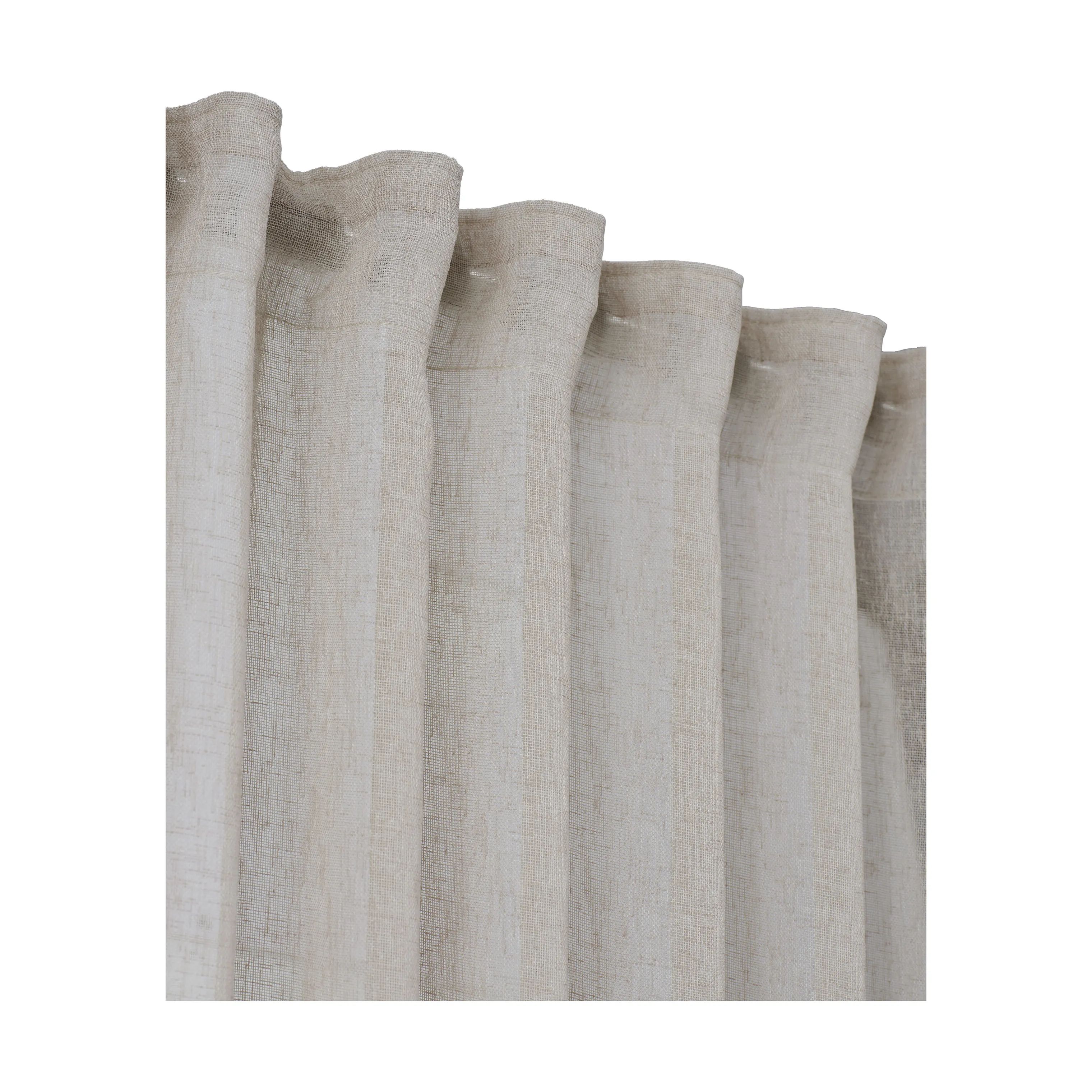 Svanefors Gardiner og gardinstænger Diana Gardin - 2 stk. i Beige, H280 x B140 cm, 4